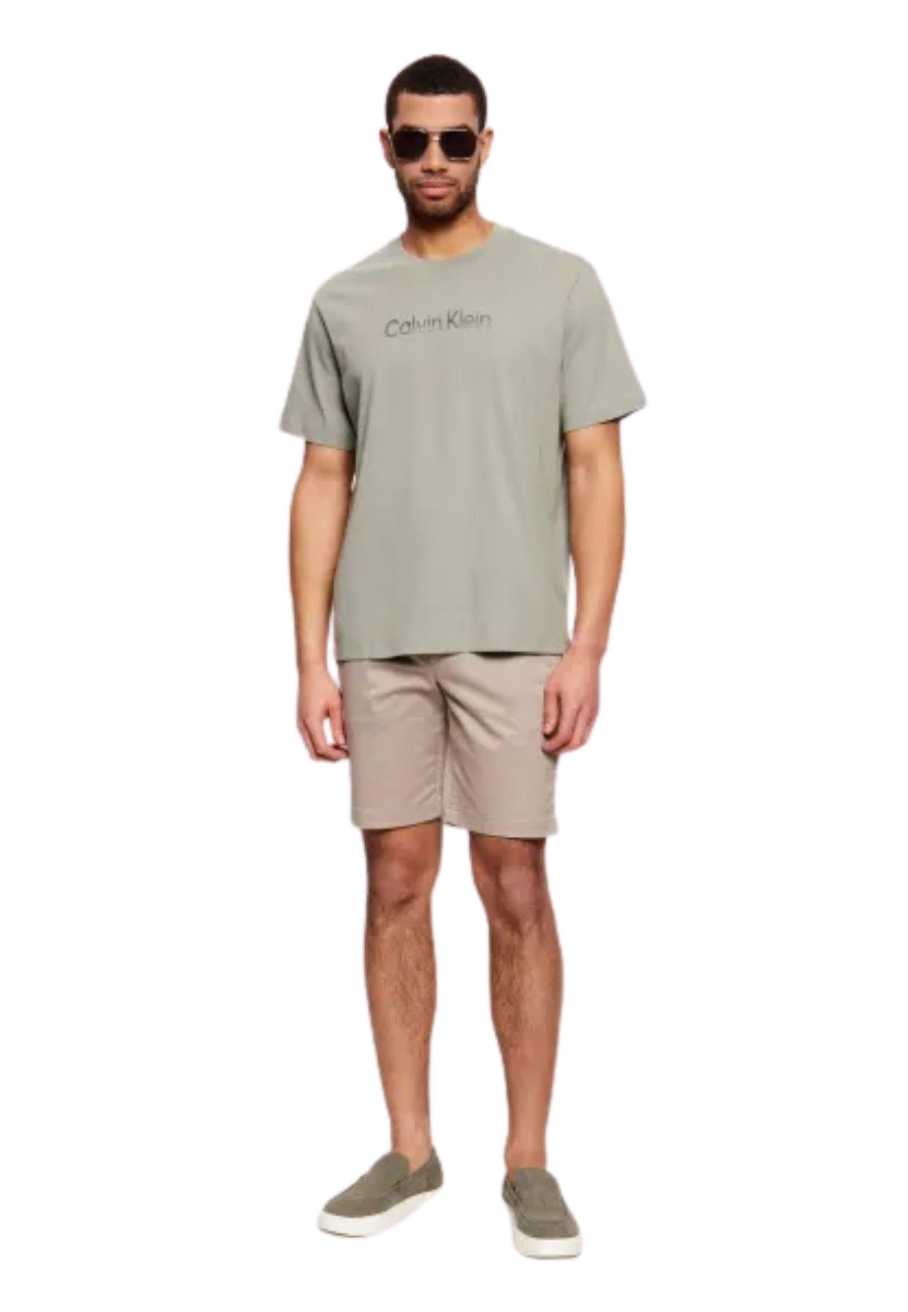 T-shirt Calvin Klein in cotone - Verde