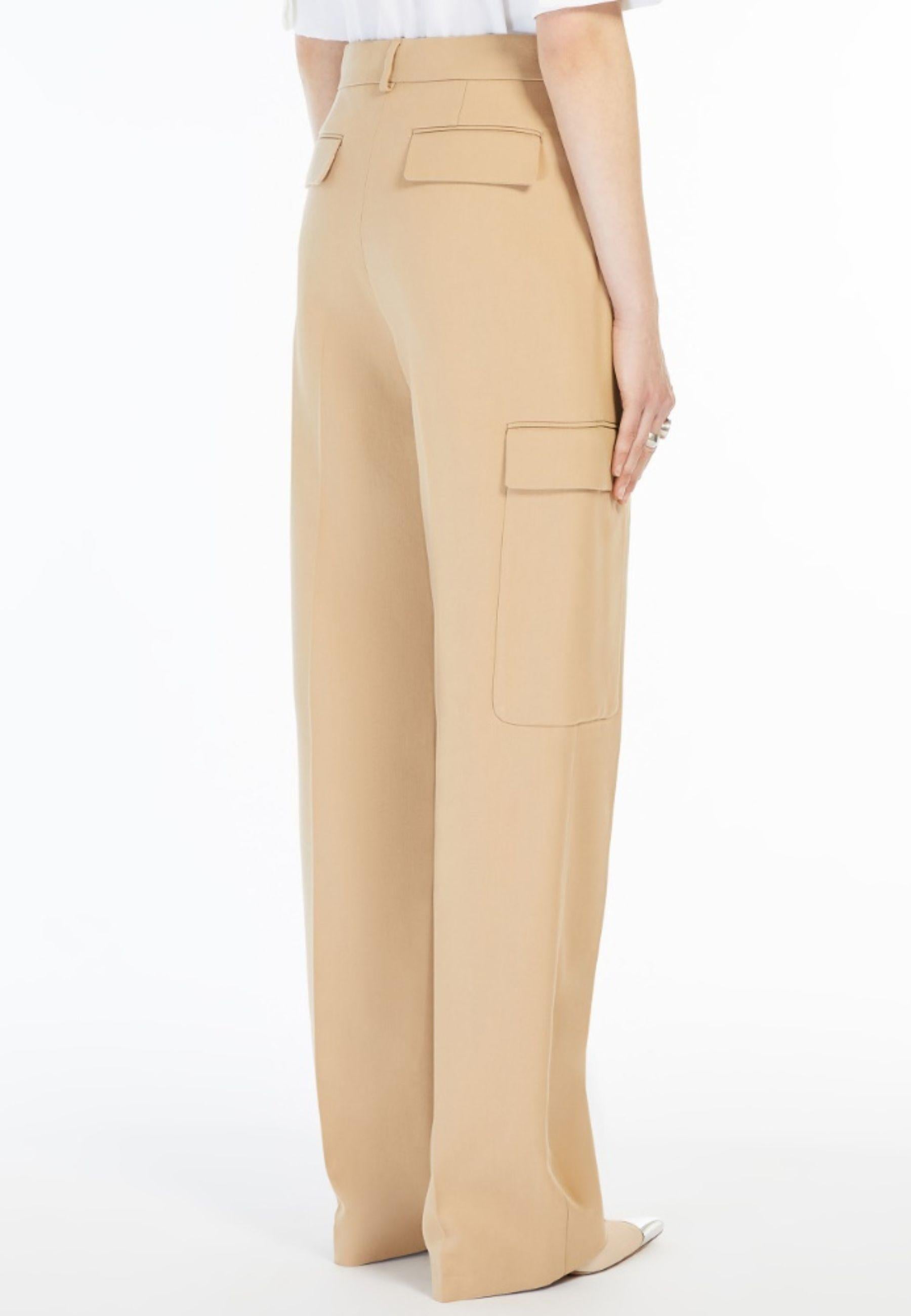 SPORTMAX PANTALONE CARGO A VITA BASSA "VERBAS".