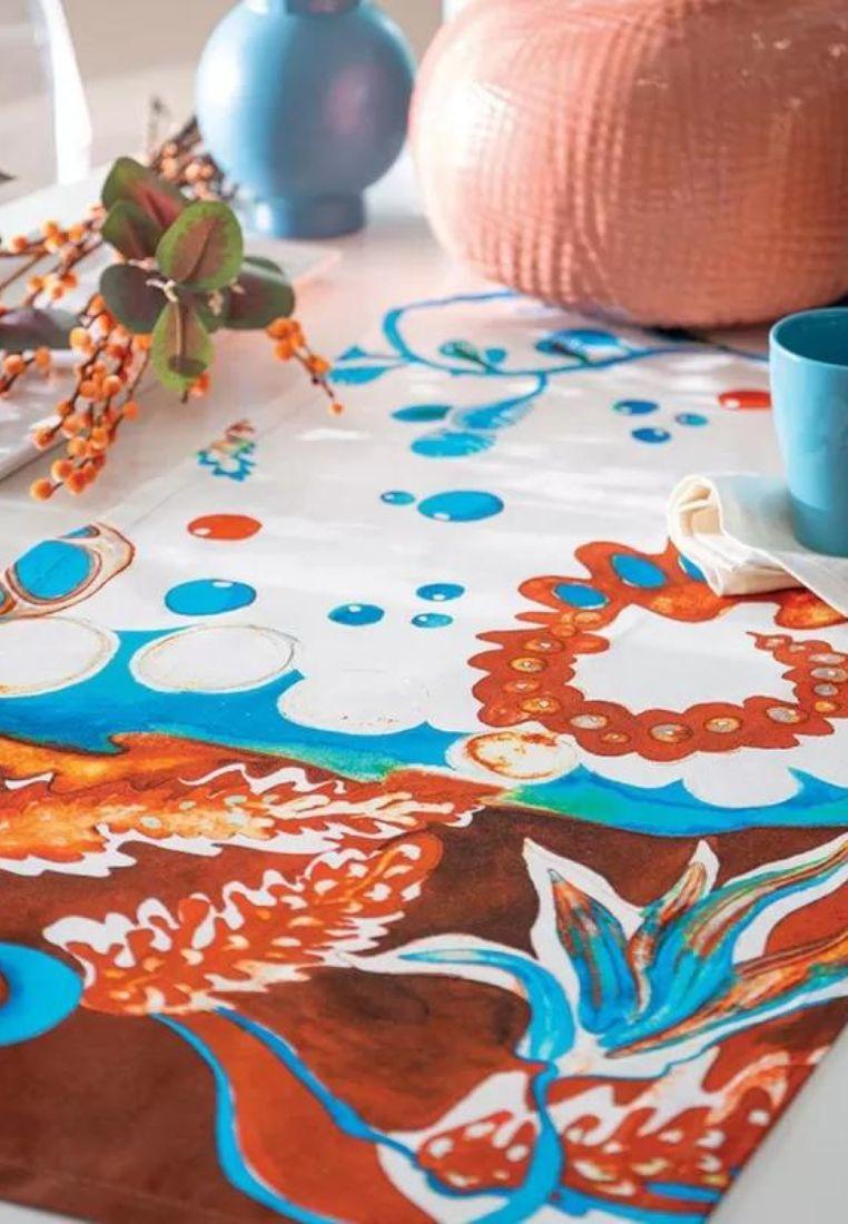 Tovaglia Matisse Latte - 10/12 Posti