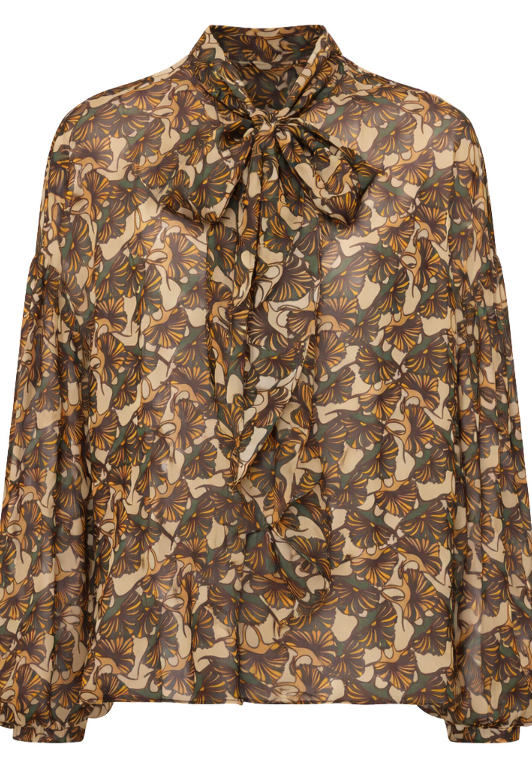 Max Mara Studio - Blusa in chiffon di pura seta stampata