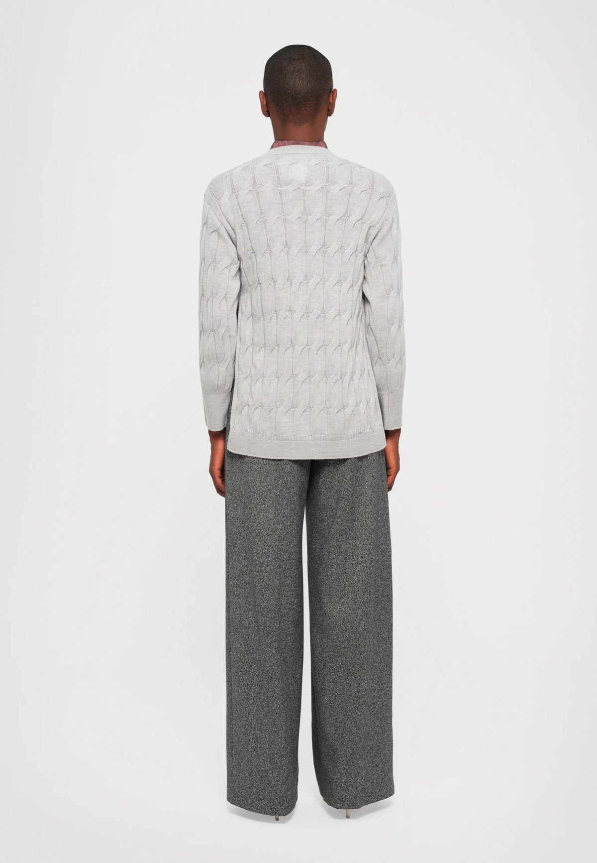 Max Mara Studio Quid – Pullover aus reiner Schurwolle mit Rundhalsausschnitt