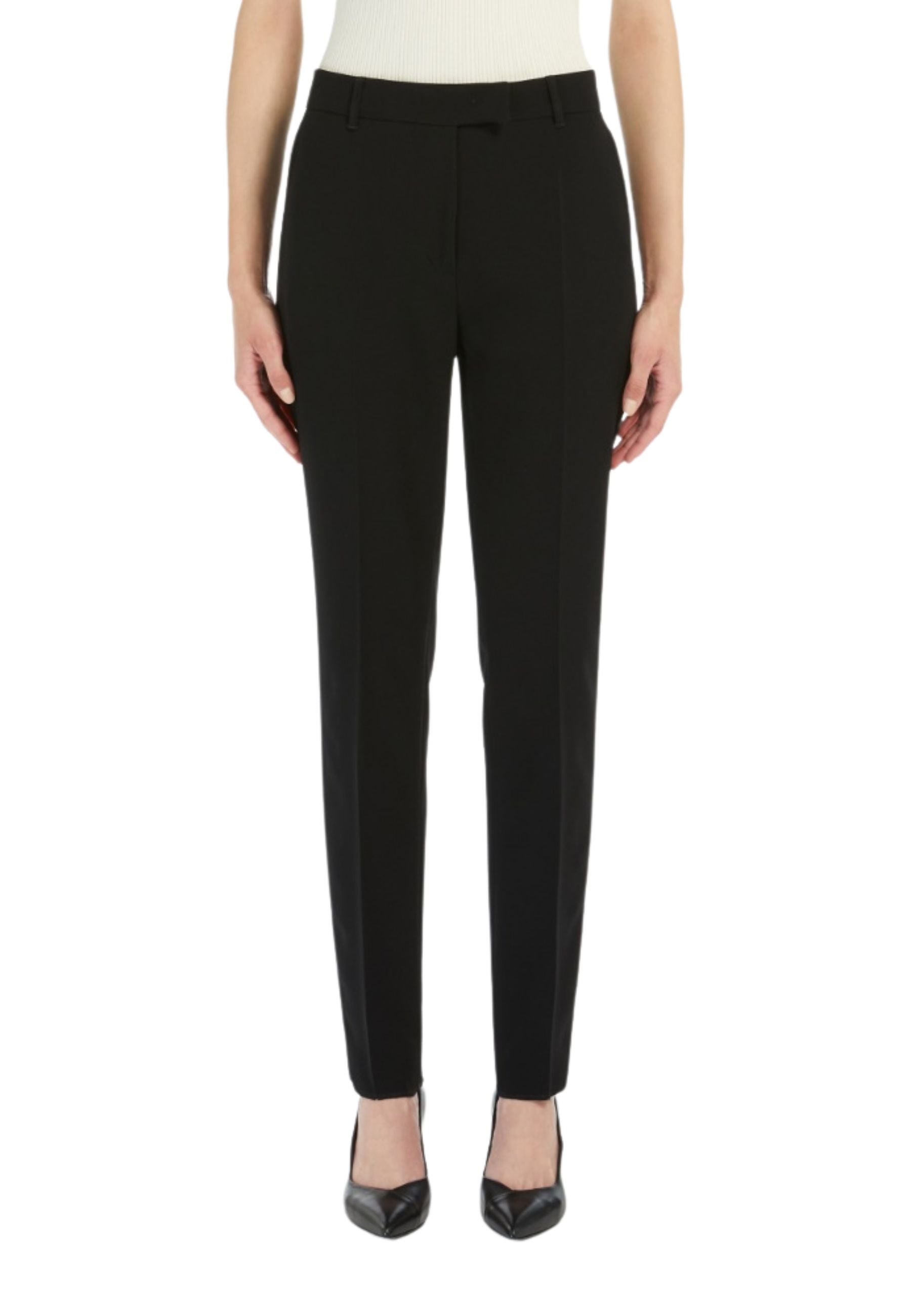 Pantalone dritto in cady tecnico 