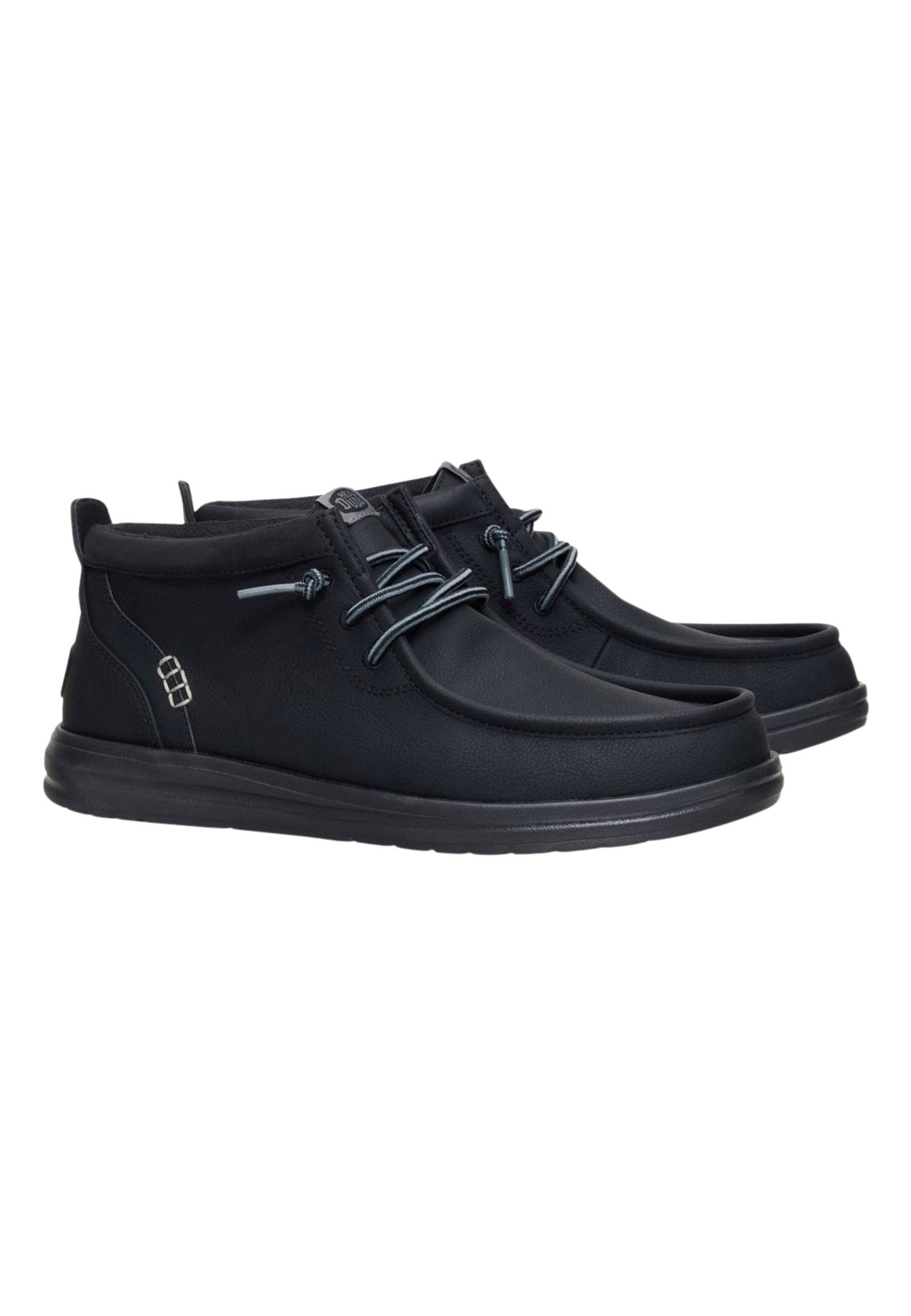 HEYDUDE Wally Mid GripR Classic - Polacchino Uomo Nero 