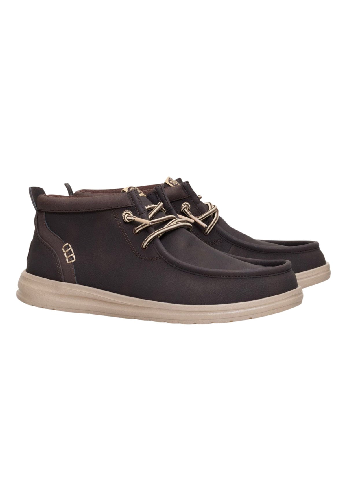 HEYDUDE Wally Mid GripR Classic - Polacchino Uomo Marrone 