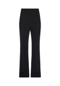 Flared cady trousers