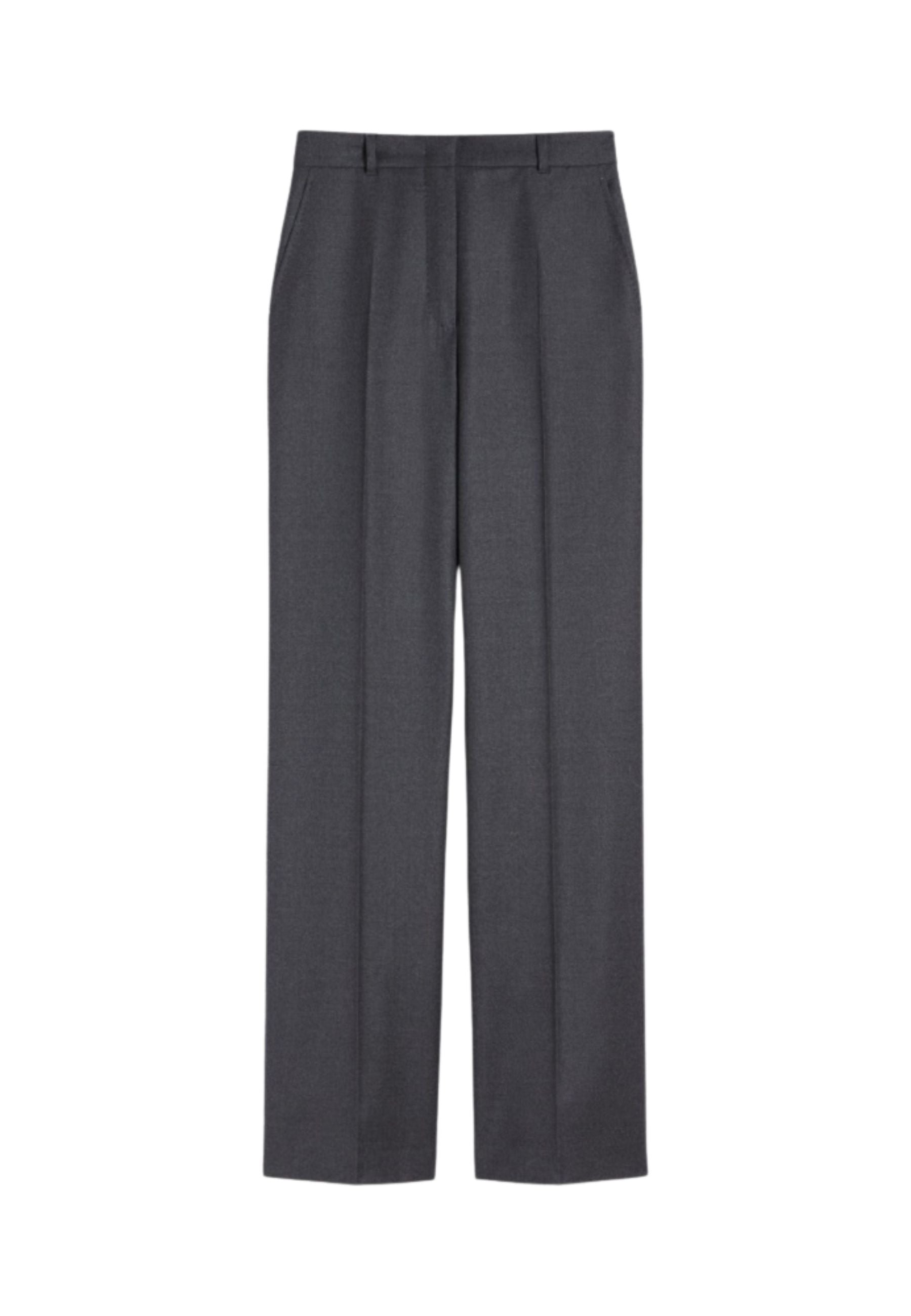 Pantalone in flanella stretch 
