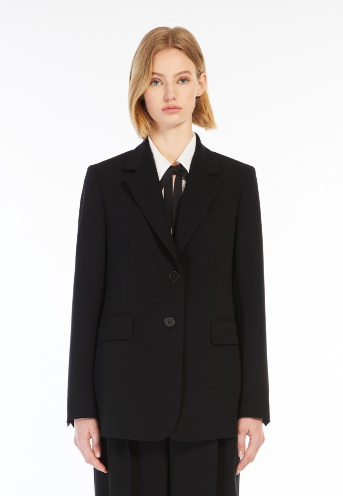 Blazer monopetto in cady 