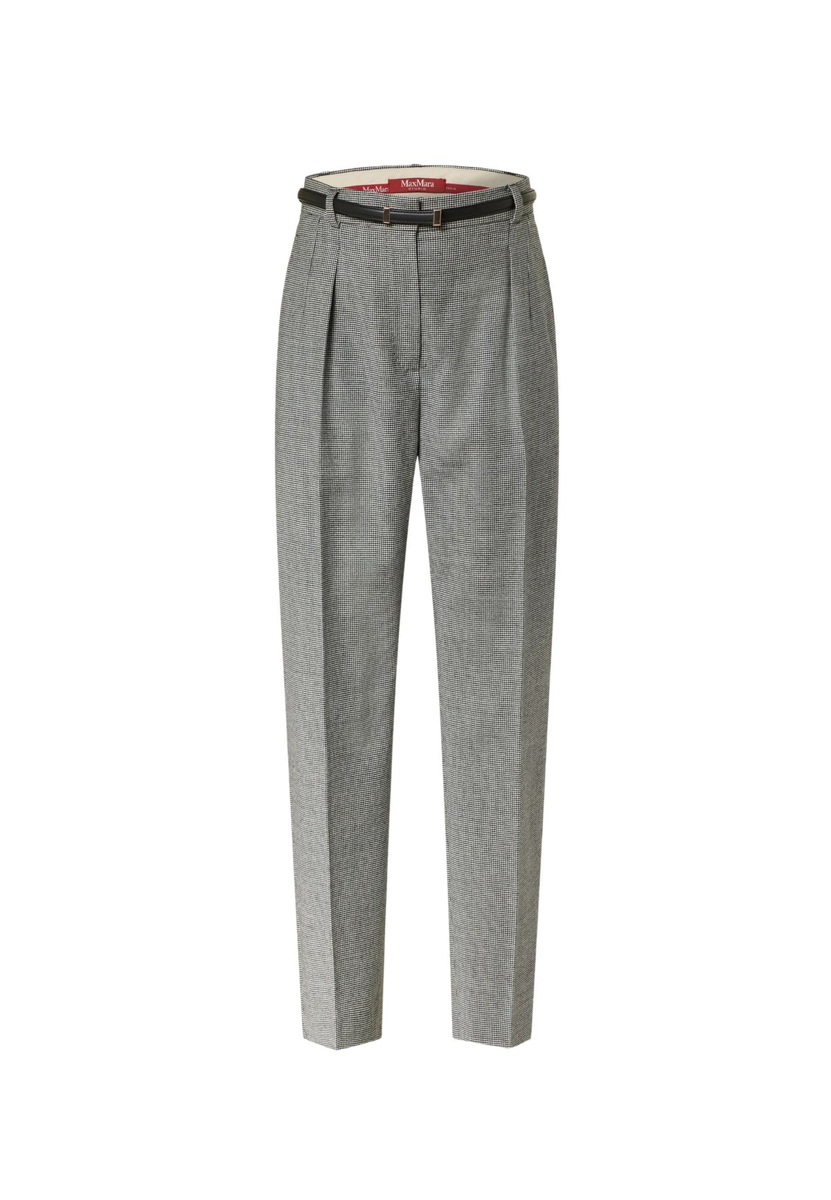 Max Mara Studio Pantaloni Donna Rania in flanella di lana stretch 