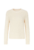 Maglia girocollo in lana con ricami