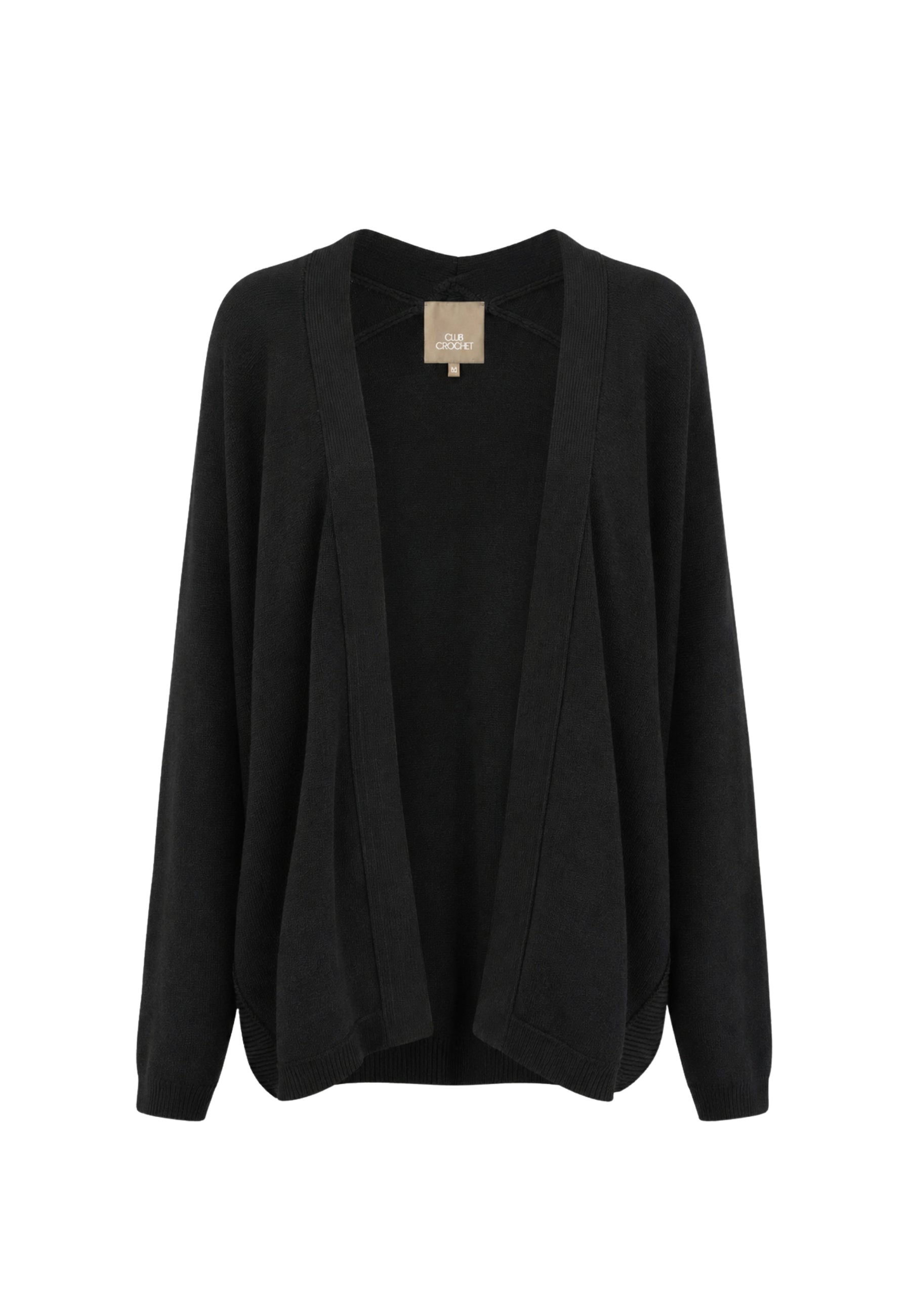 Club Crochet - Cardigan Donna Aperto in Maglia 
