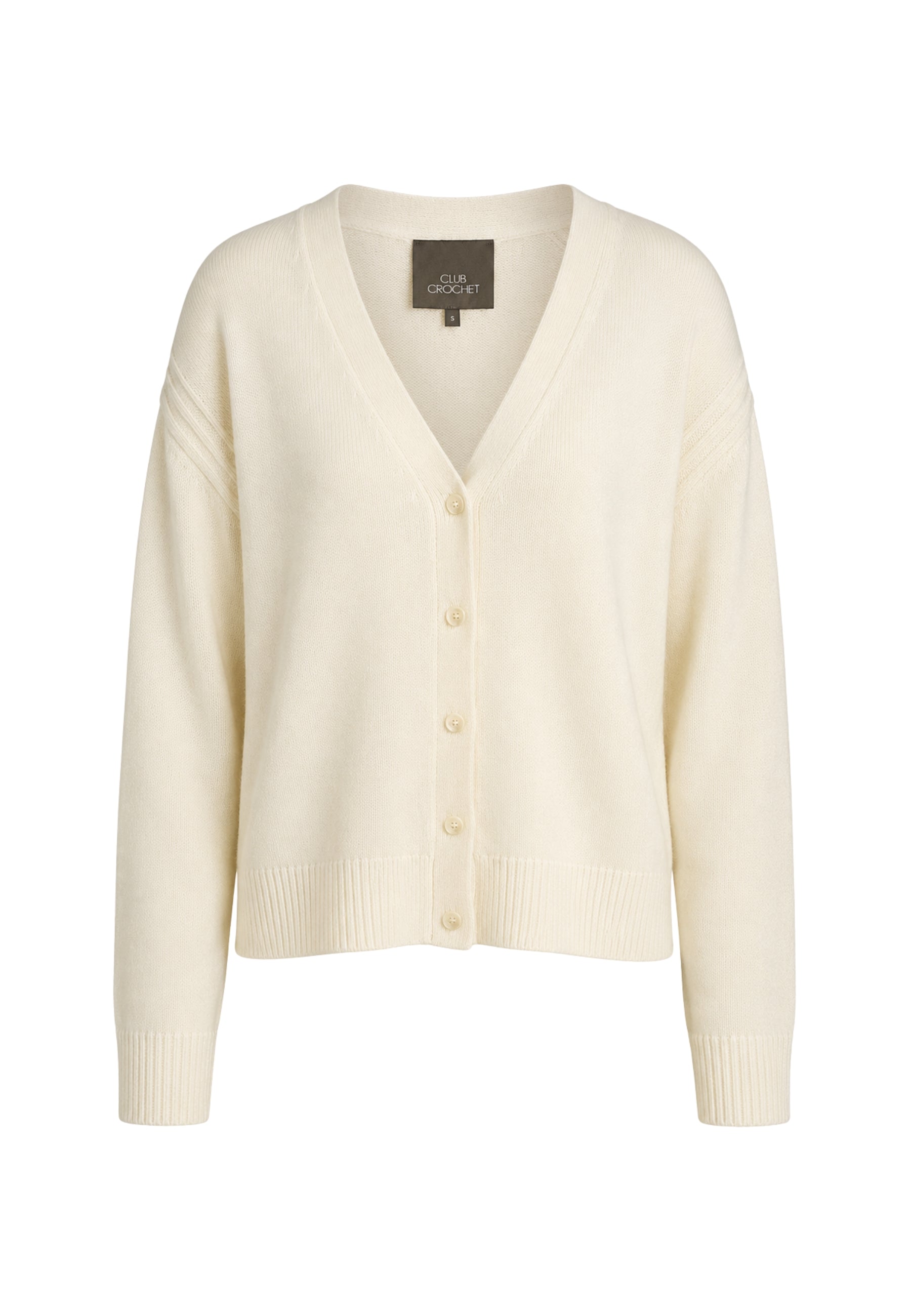 Club Crochet Cardigan Donna in Lana e Cashmere 