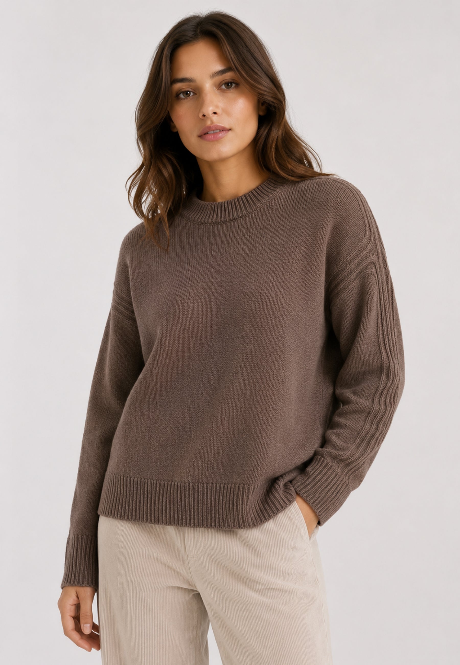 Club Crochet Maglia Donna Girocollo Lana e Cashmere 