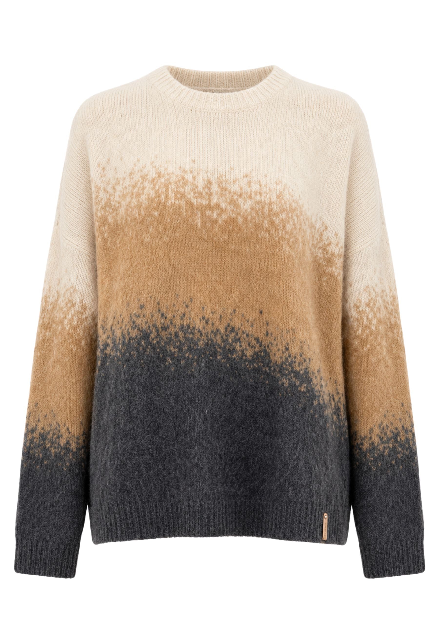 Club Crochet Maglia Donna Sfumata Girocollo 