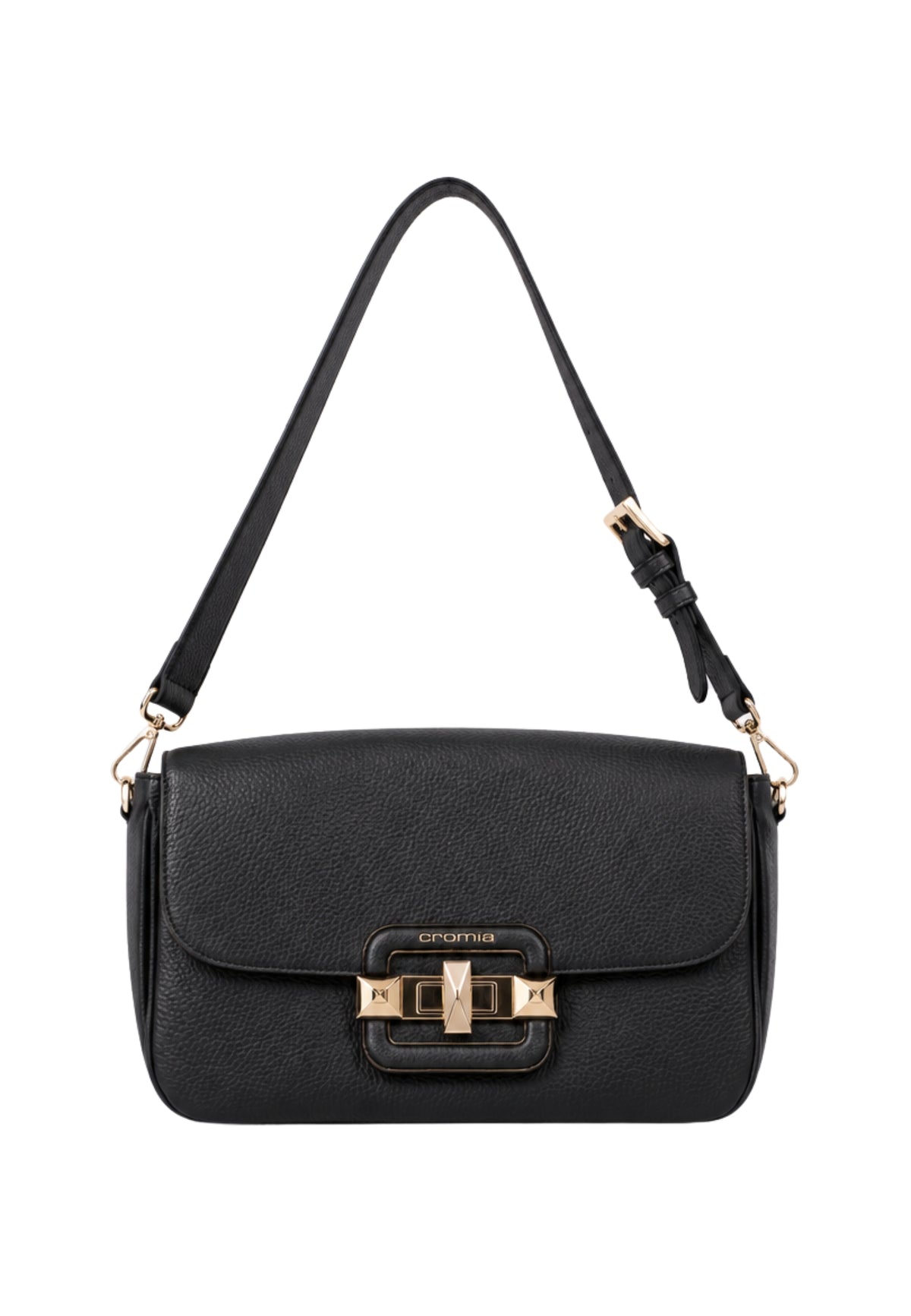 Cromia IT Dream - Borsa baguette in pelle - Nero 