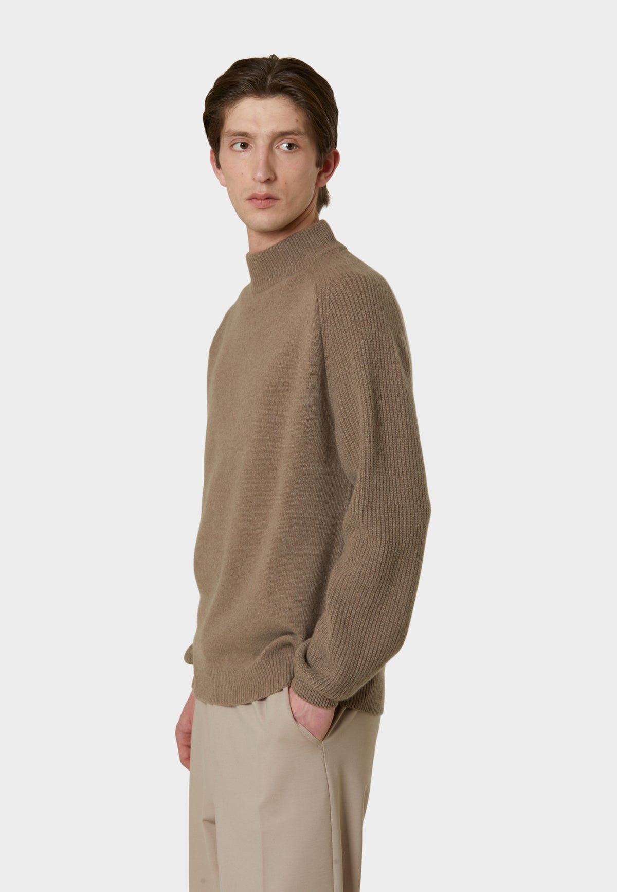 Daniele Fiesoli - Maglia lupetto in lana merino ultrafine e cashmere 