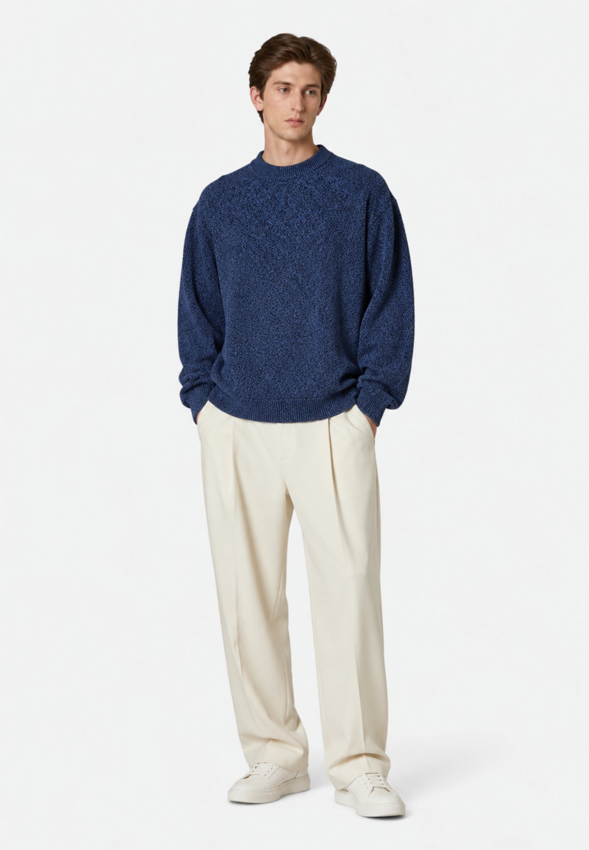 Daniele Fiesoli - Maglia paricollo in lana merino ultrafine e cashmere 
