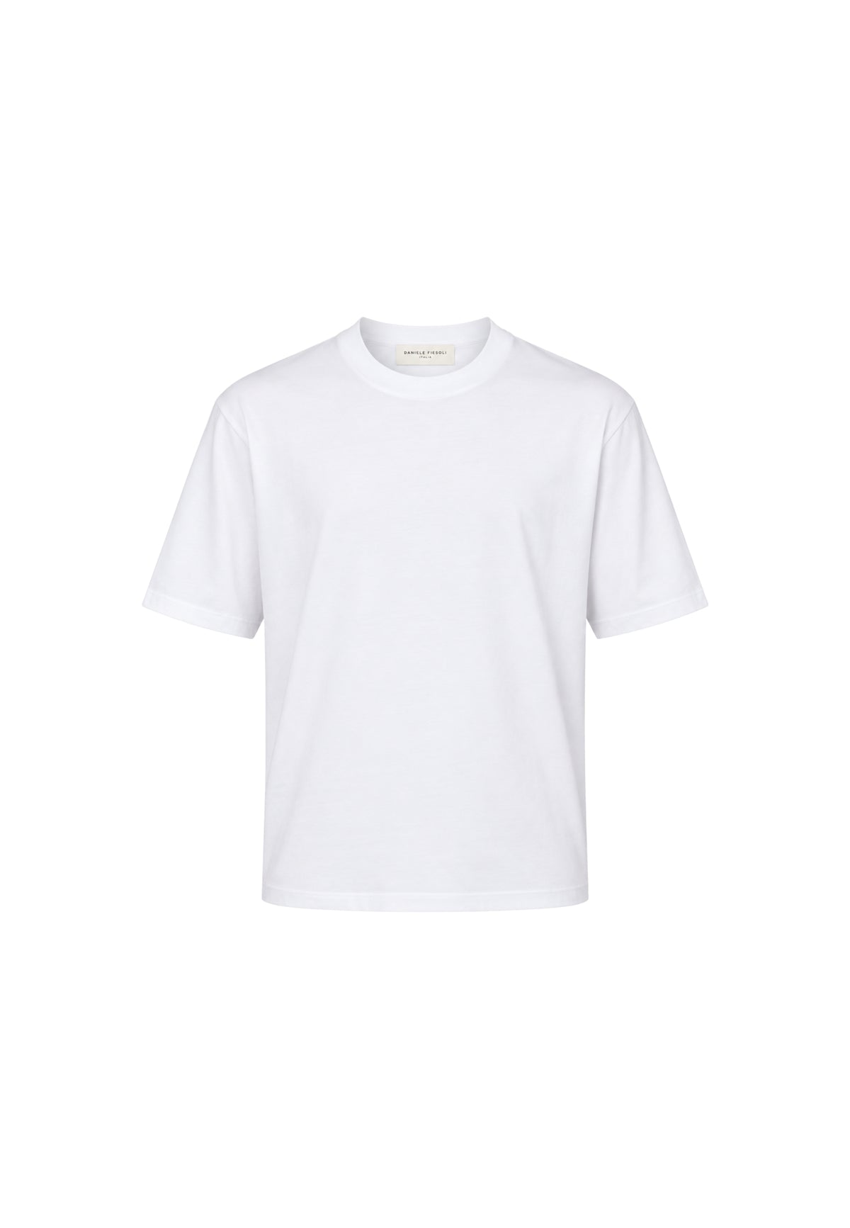 Daniele Fiesoli - T-shirt paricollo in cotone stretch 