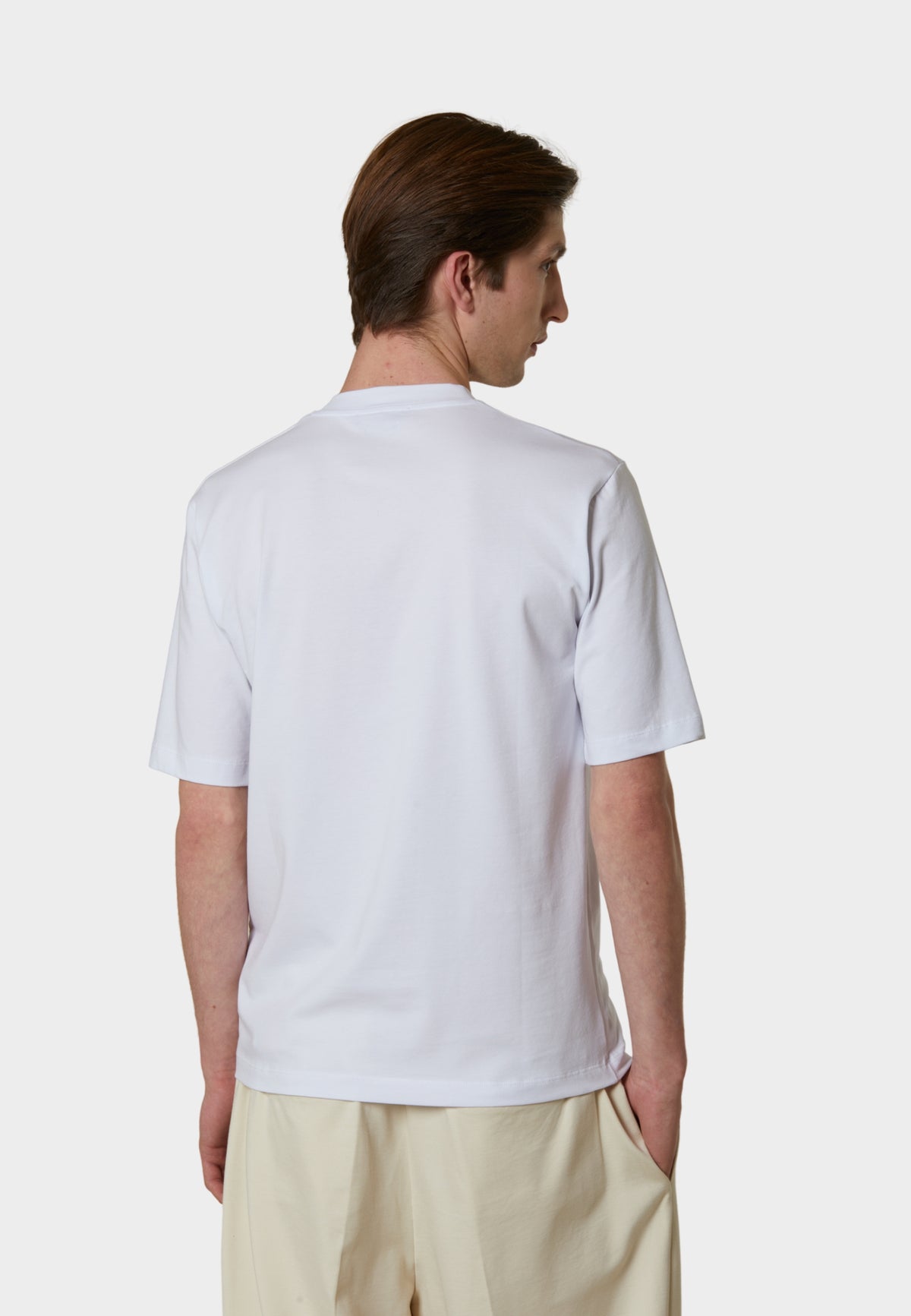 Daniele Fiesoli - T-shirt paricollo in cotone stretch 