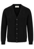 Daniele Fiesoli - Cardigan in Pura Lana Merino a Punto Legaccio e Traforo