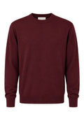 Daniele Fiesoli - Maglia paricollo in lana merino extrafine bordeaux
