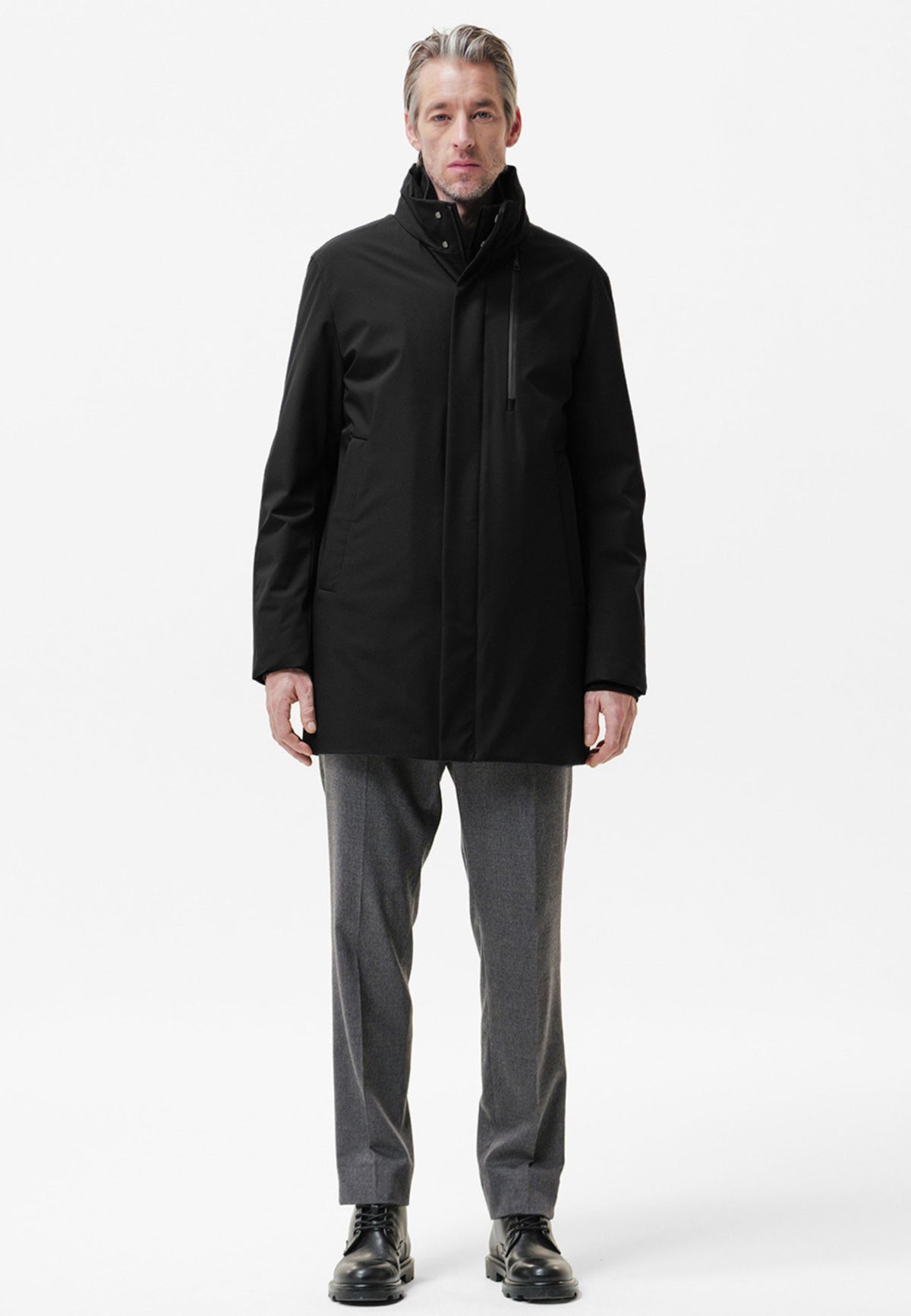 DUNO - Cappotto tecnico con piumino interno staccabile 