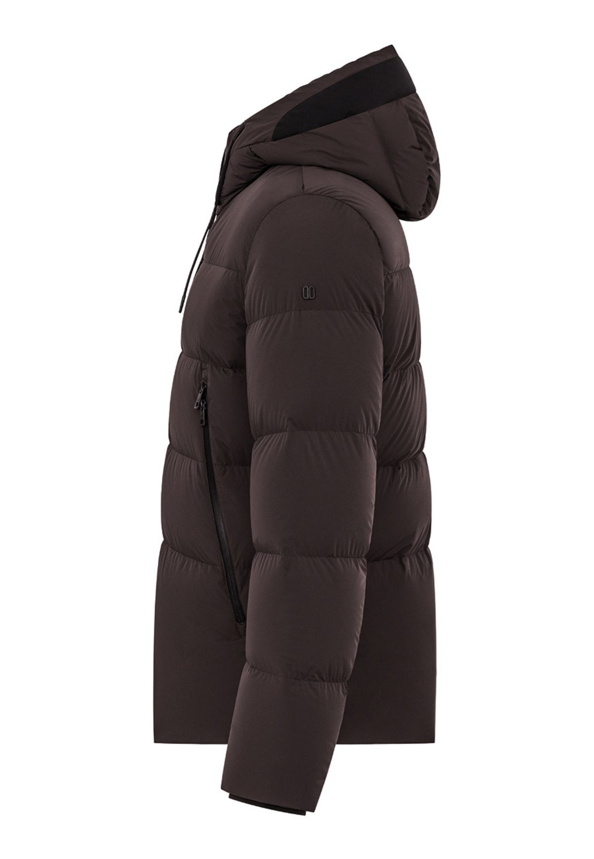 DUNO - Piumino corto packable con cappuccio 
