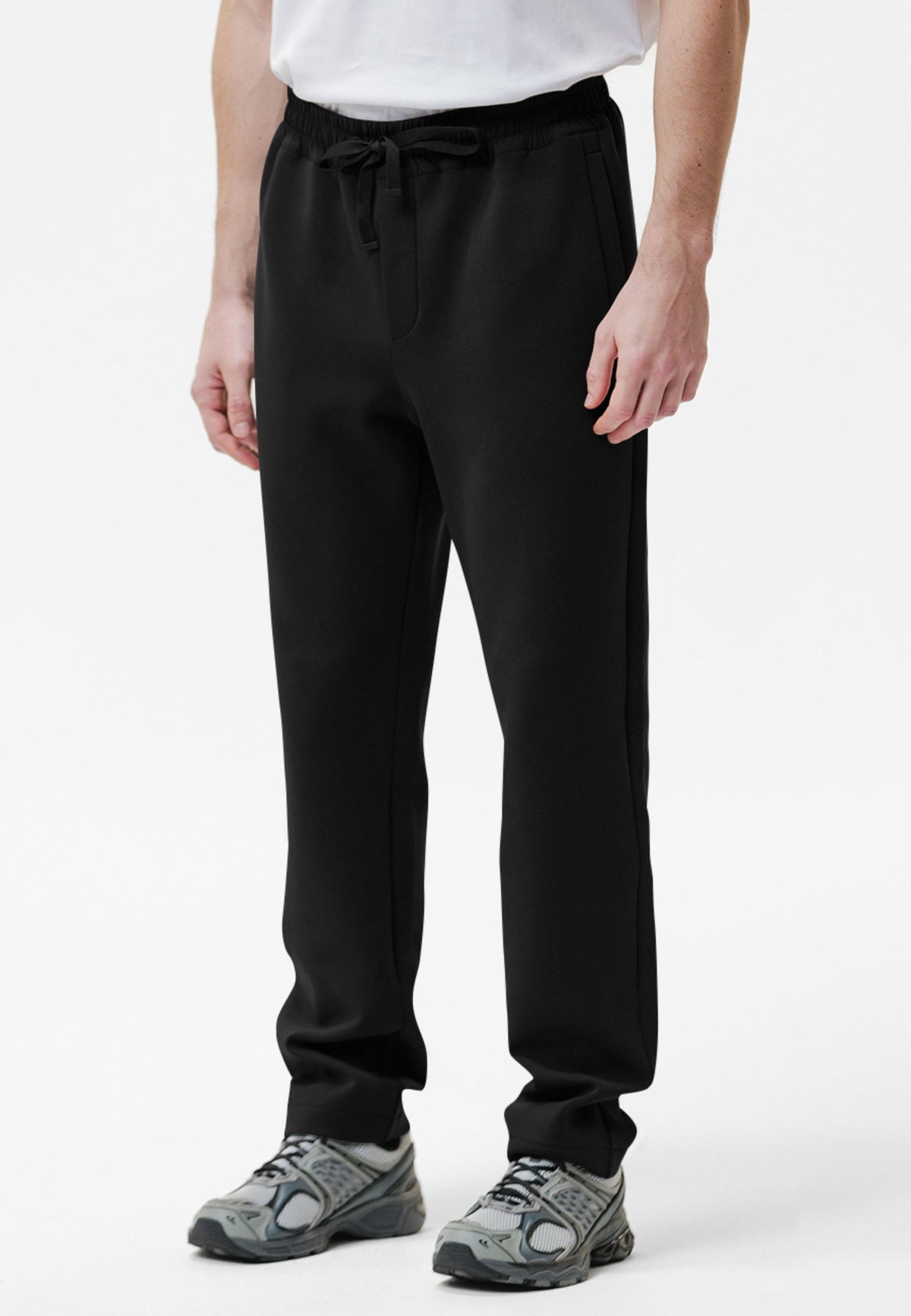 DUNO - Pantalone jogging in jersey di cotone tecnico 