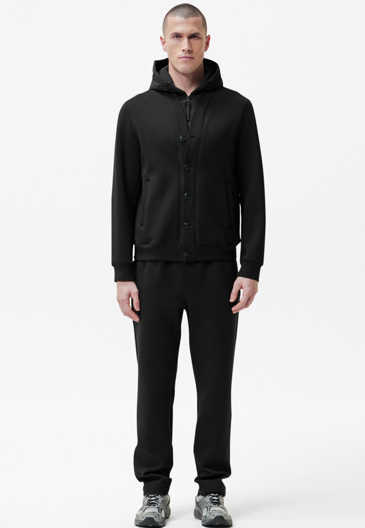 DUNO - Pantalone jogging in jersey di cotone tecnico 