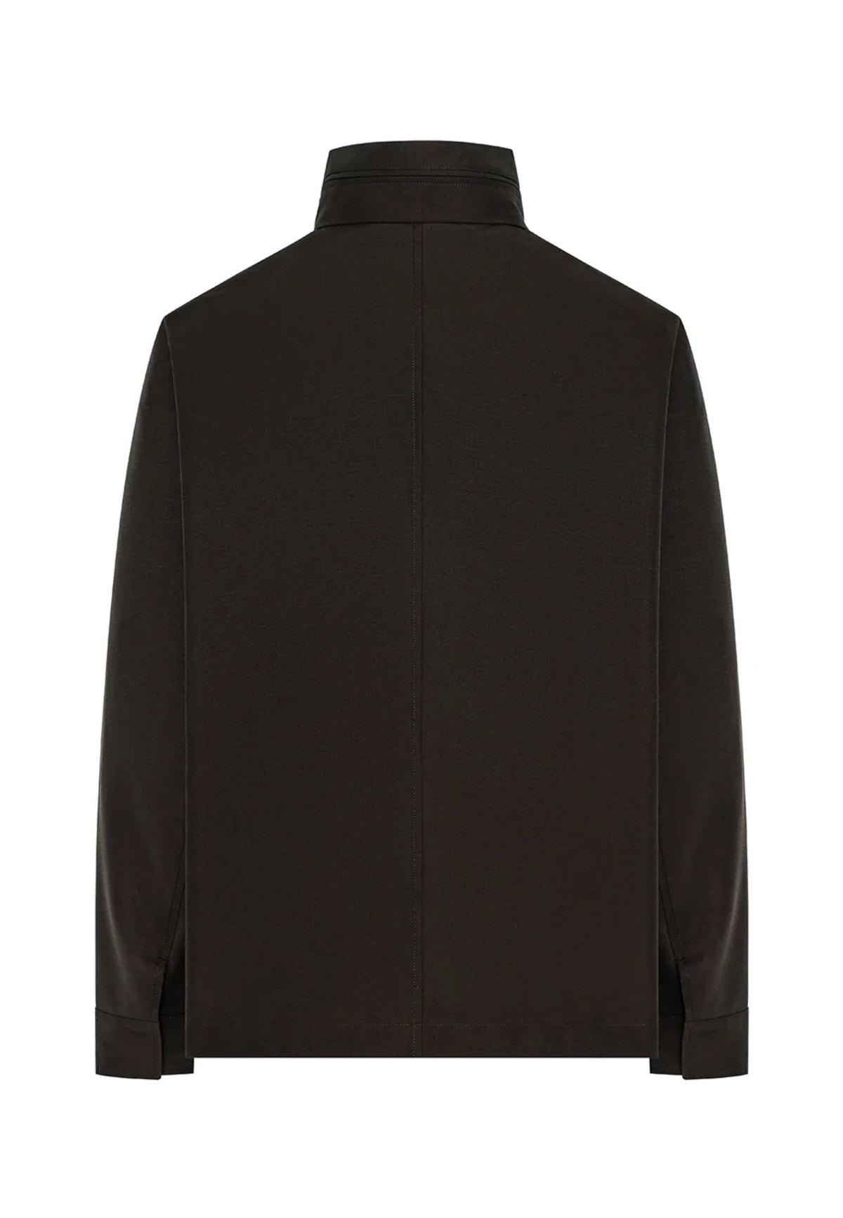 DUNO TREVOR B - Field Jacket Uomo in Tessuto Tecnico Ripstop 3-Layer con Cappuccio a Scomparsa 