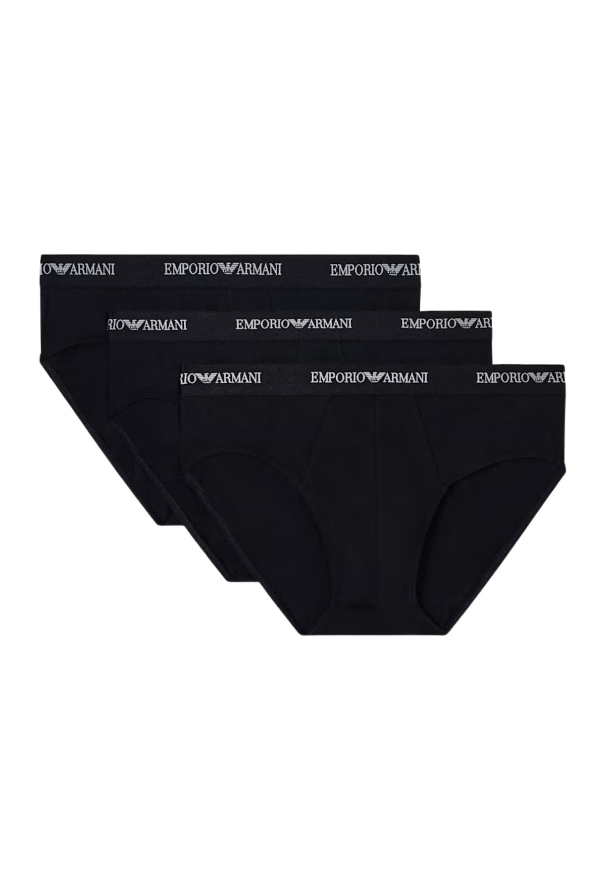 Emporio Armani - Slip in jersey stretch pack da 3 