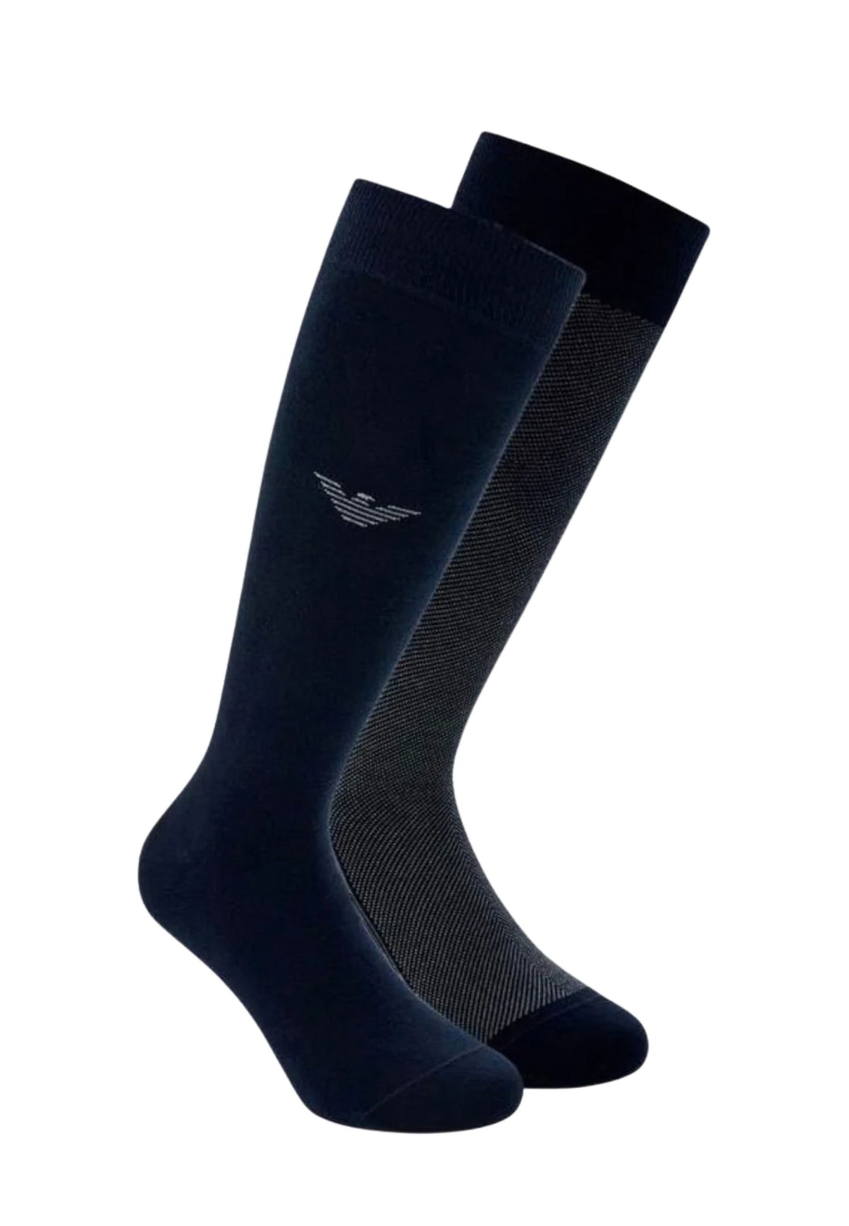 Emporio Armani calze lunghe uomo, confezione da 2 paia 