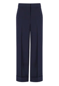Essentiel Antwerp - IMO Cropped Trousers Navy Blue
