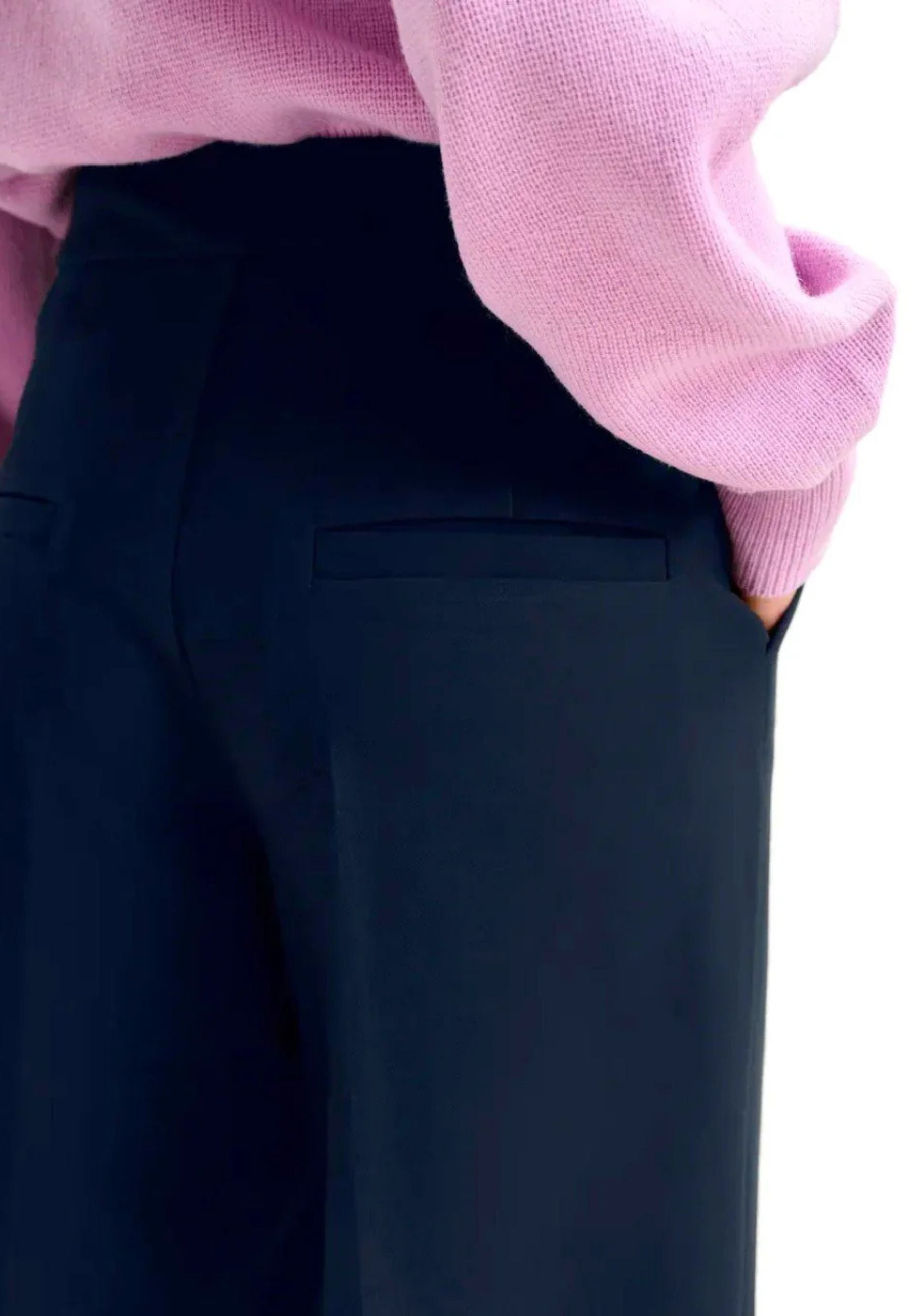 Essentiel Antwerp - Pantalone Cropped IMO Blu Navy 