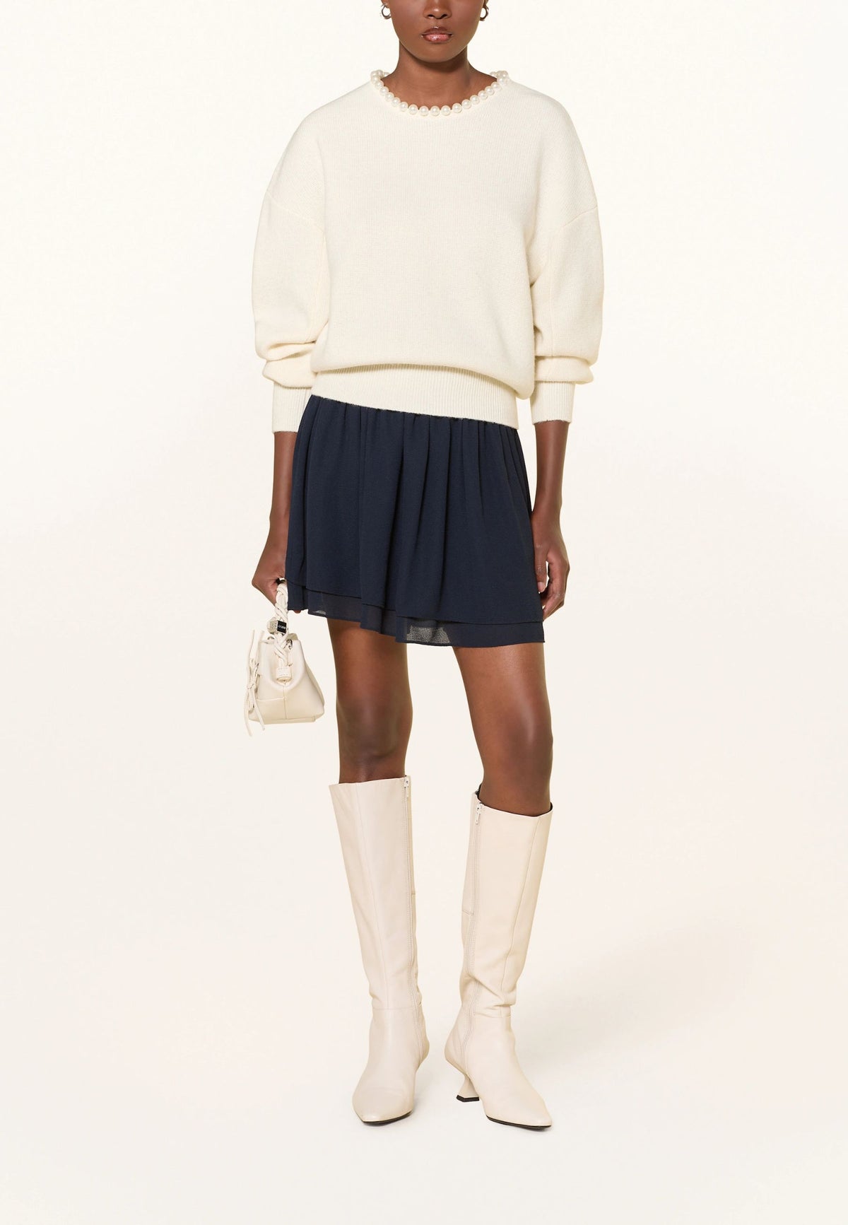 Essentiel Antwerp - Maglia INTI con perle decorative 