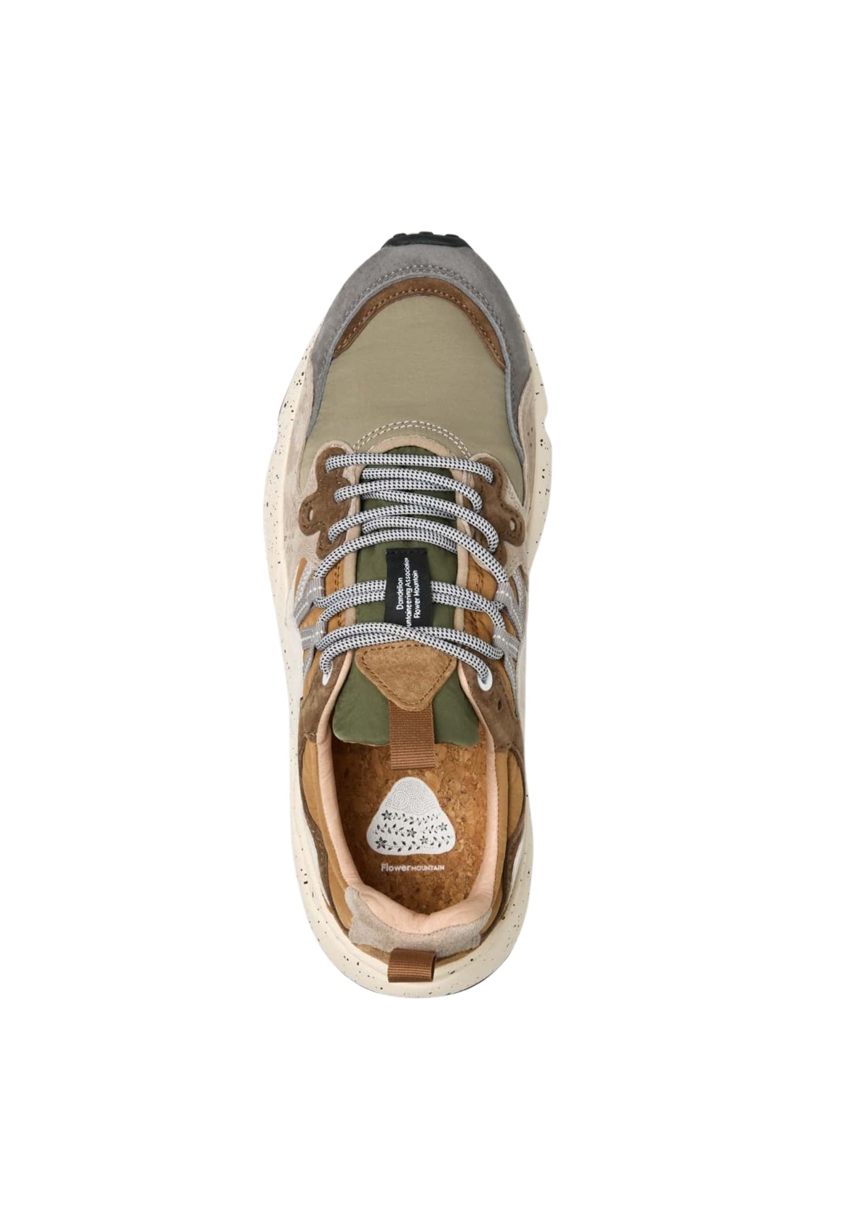 FLOWER MOUNTAIN YAMANO 3 MAN - Sneakers Uomo in Suede e Tessuto Tecnico Grigio Scuro 