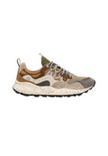 FLOWER MOUNTAIN YAMANO 3 MAN - Herren-Sneaker aus Wildleder und technischem Gewebe Dunkelgrau