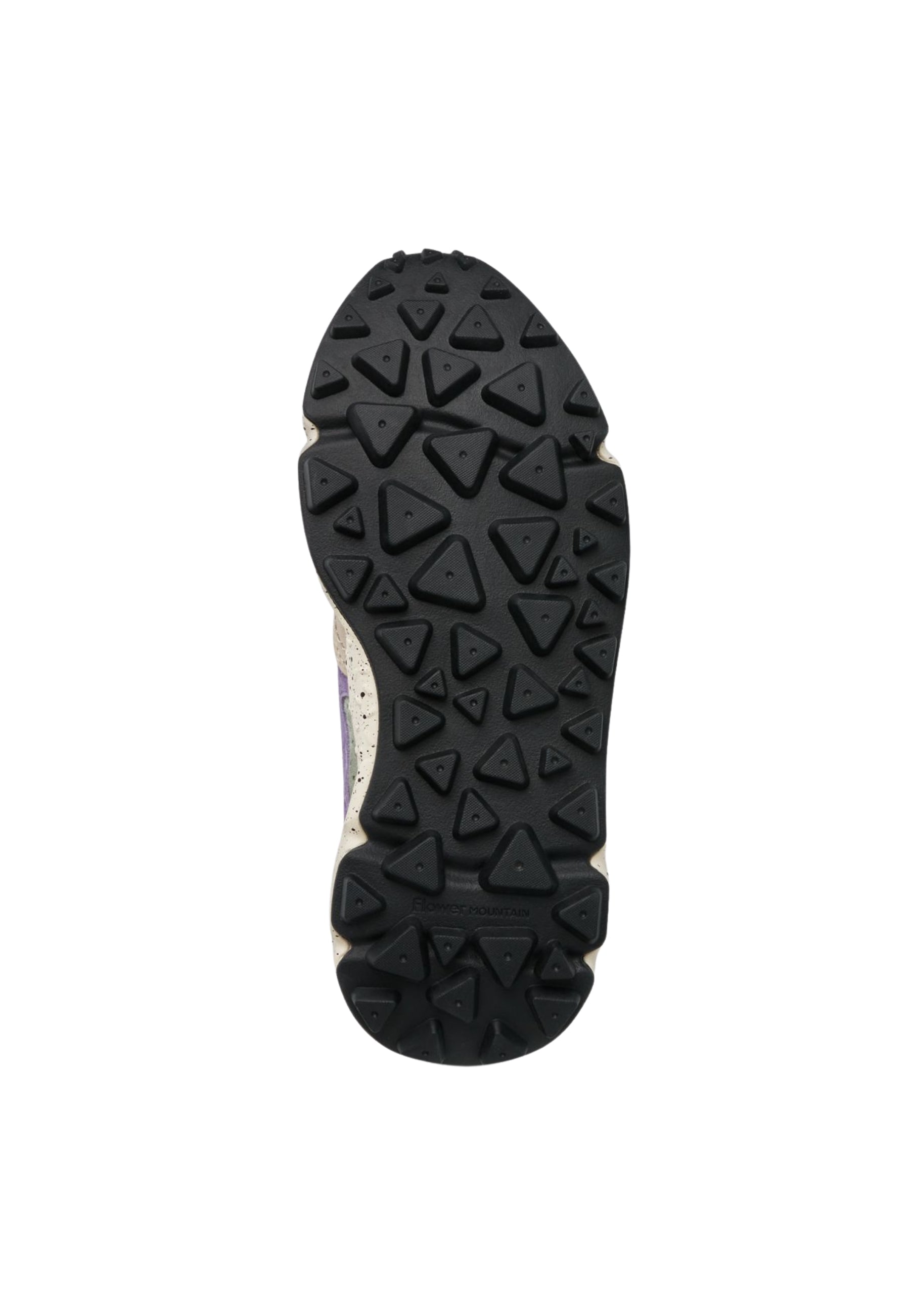 FLOWER MOUNTAIN YAMANO 3 WOMAN - Sneakers Donna in Pelle e Tessuto Tortora-Nero 