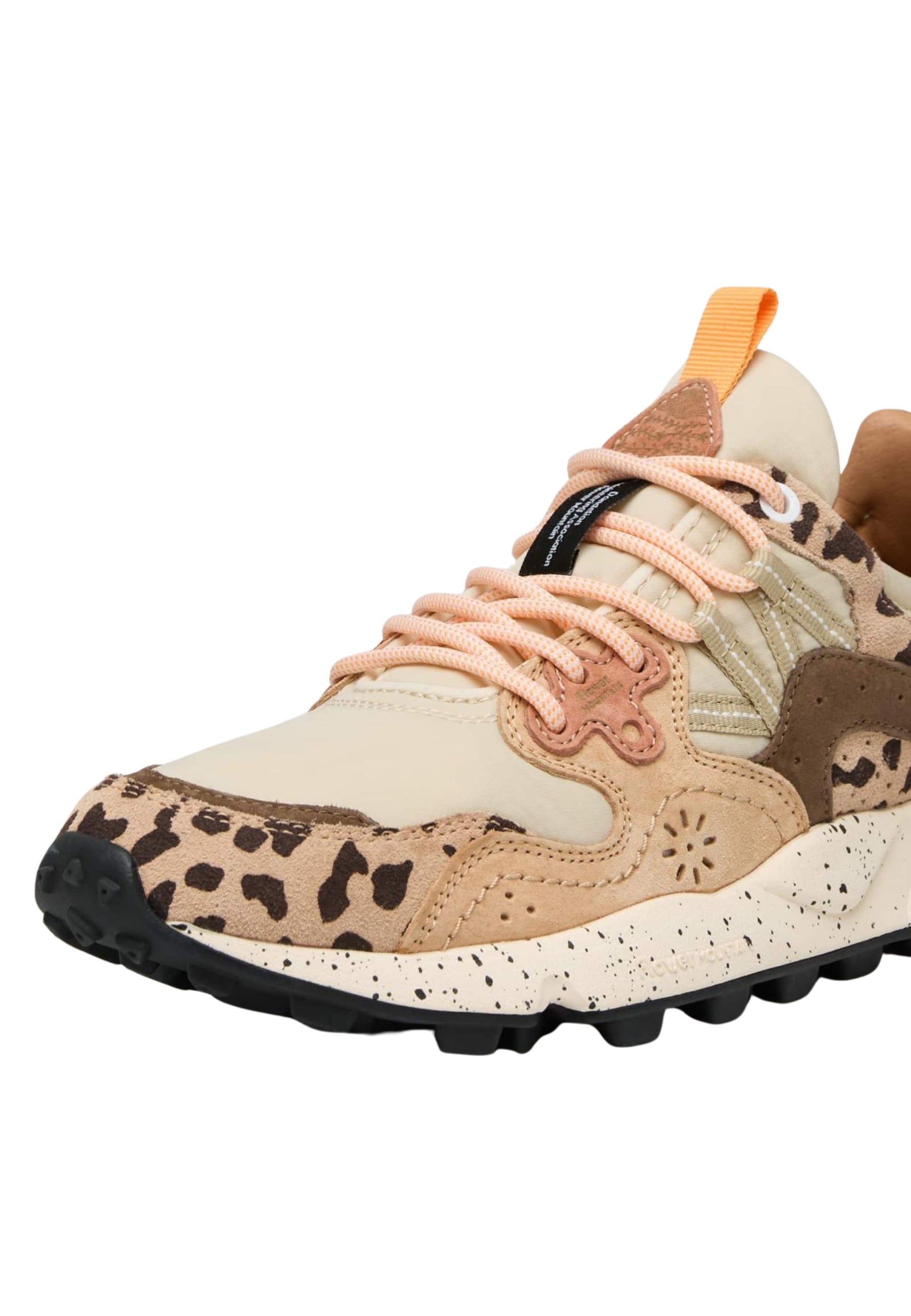 FLOWER MOUNTAIN YAMANO 3 UNI - Sneakers in Suede e Tessuto Tecnico Beige-Marrone 