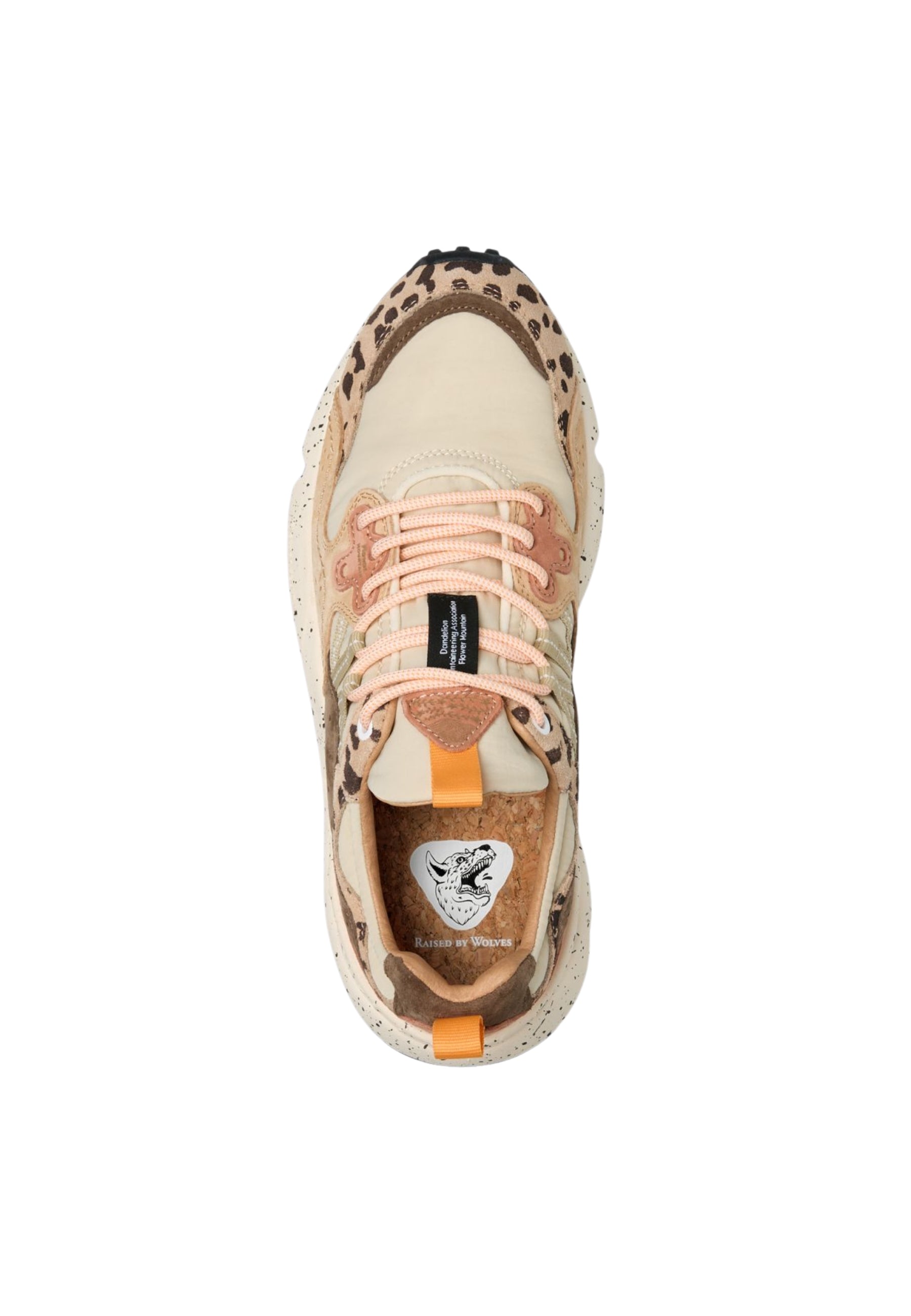 FLOWER MOUNTAIN YAMANO 3 UNI - Sneakers in Suede e Tessuto Tecnico Beige-Marrone 