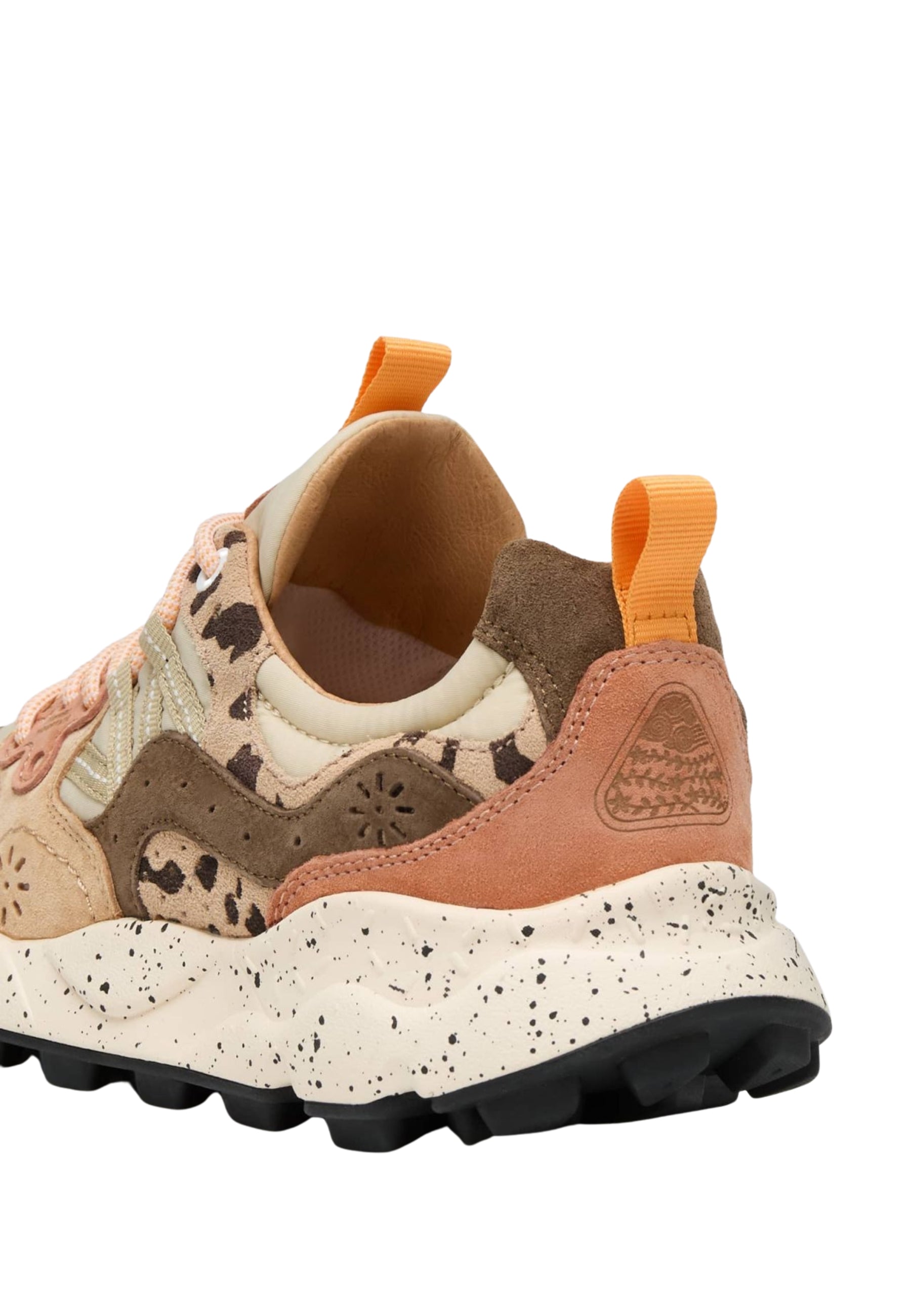 FLOWER MOUNTAIN YAMANO 3 UNI - Sneakers in Suede e Tessuto Tecnico Beige-Marrone 