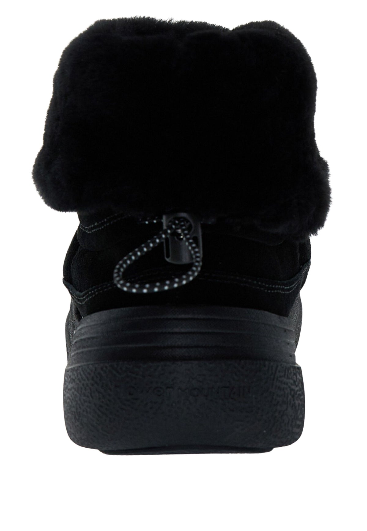FLOWER MOUNTAIN - Stivaletto Donna in Suede con Shearling - Nero 