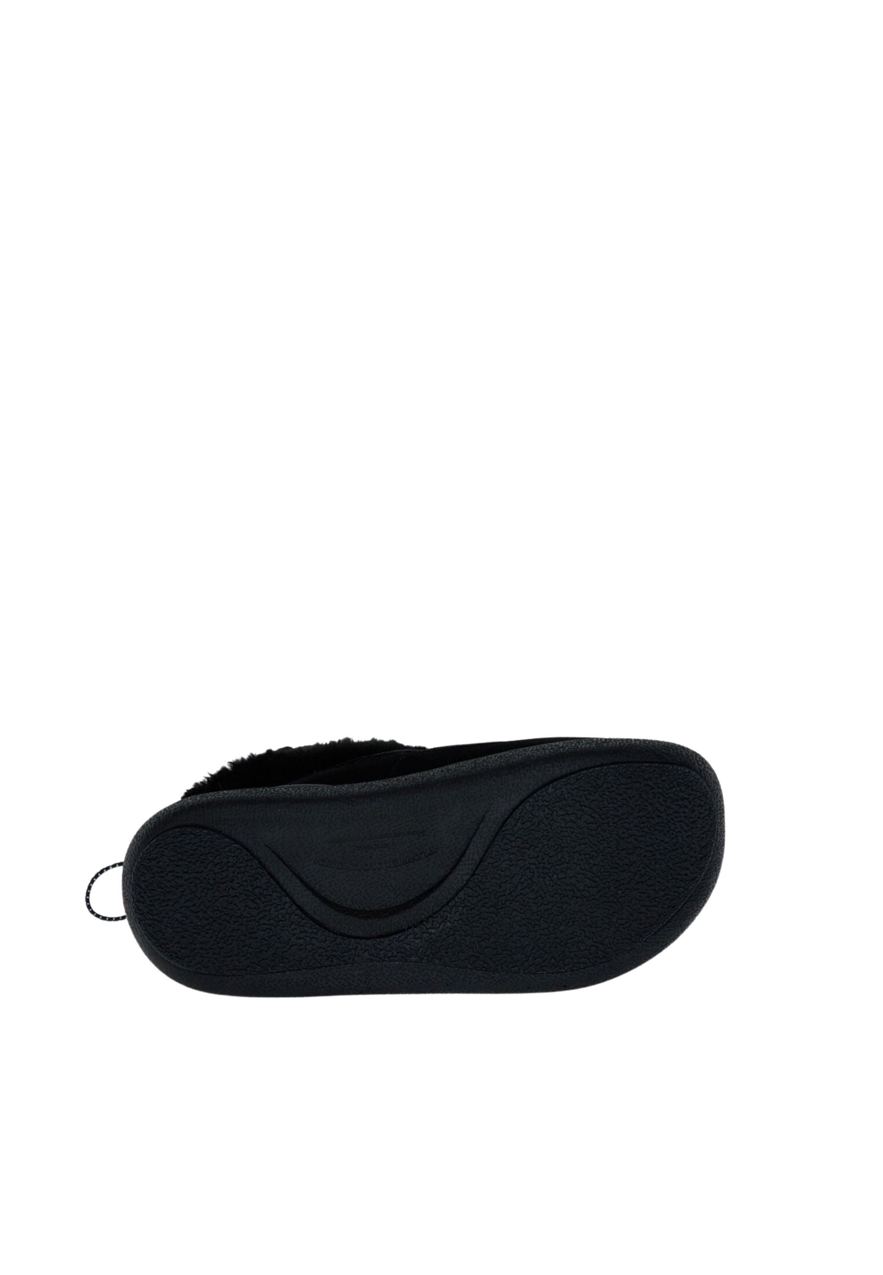 FLOWER MOUNTAIN - Stivaletto Donna in Suede con Shearling - Nero 