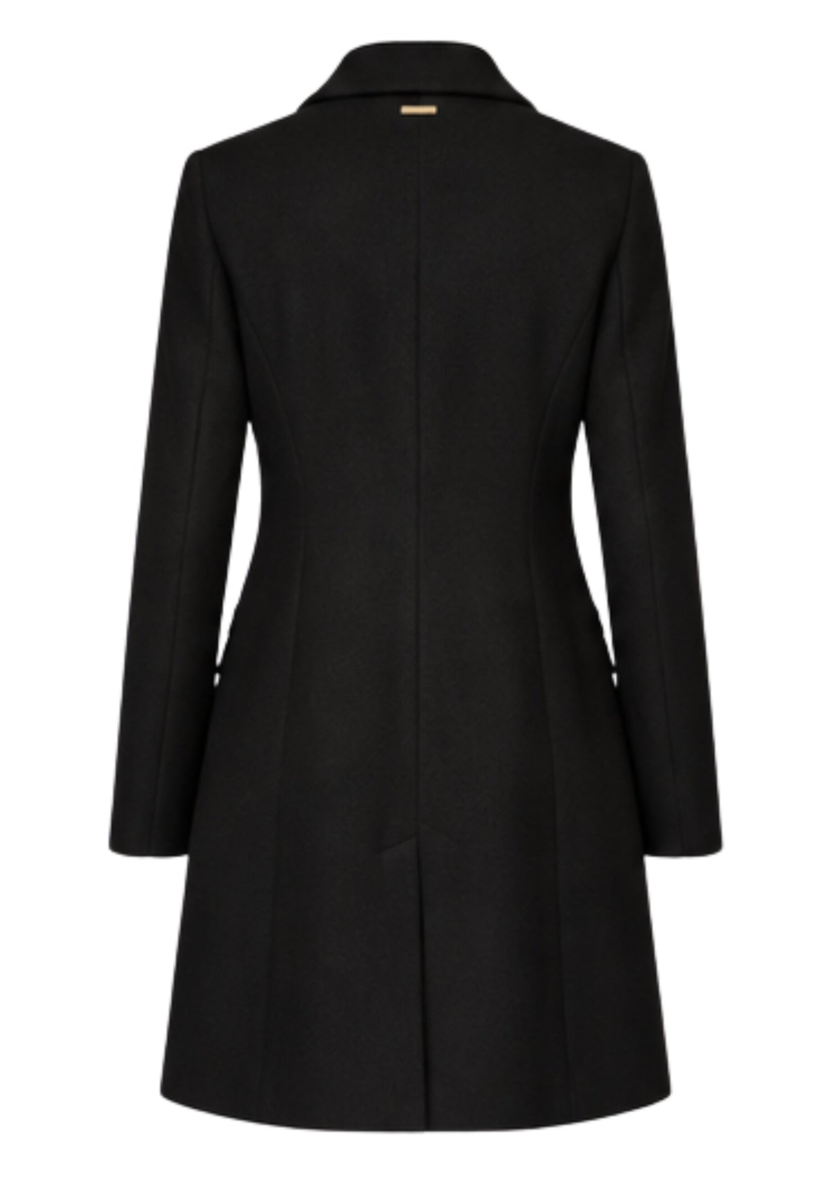 Fracomina - Cappotto Regular Monopetto con Bottone Gioiello 