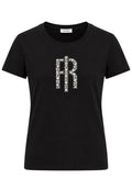Fracomina - T-shirt con logo gioiello
