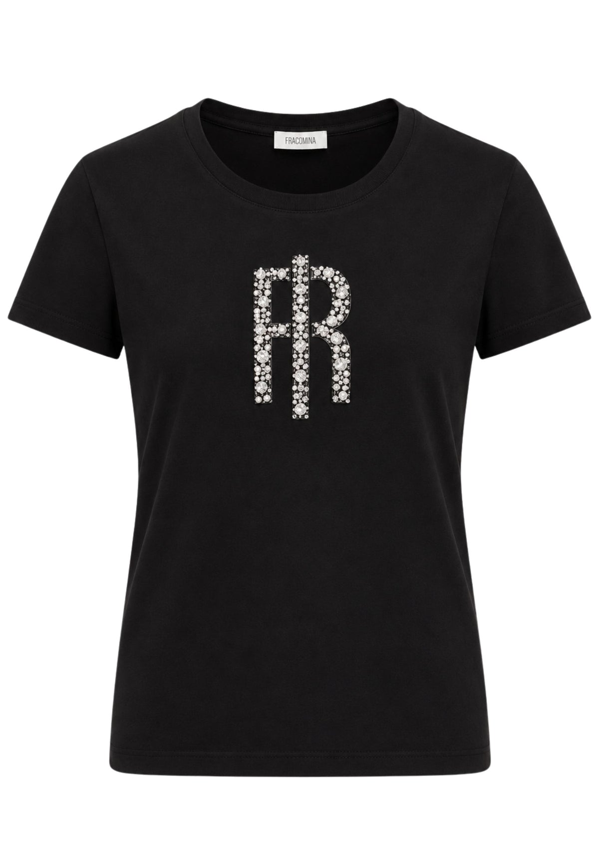 Fracomina - T-shirt con logo gioiello 