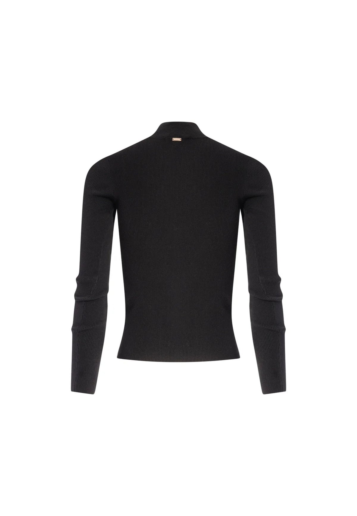 FRACOMINA - Maglia slim con collo alto e dettagli cut-out 
