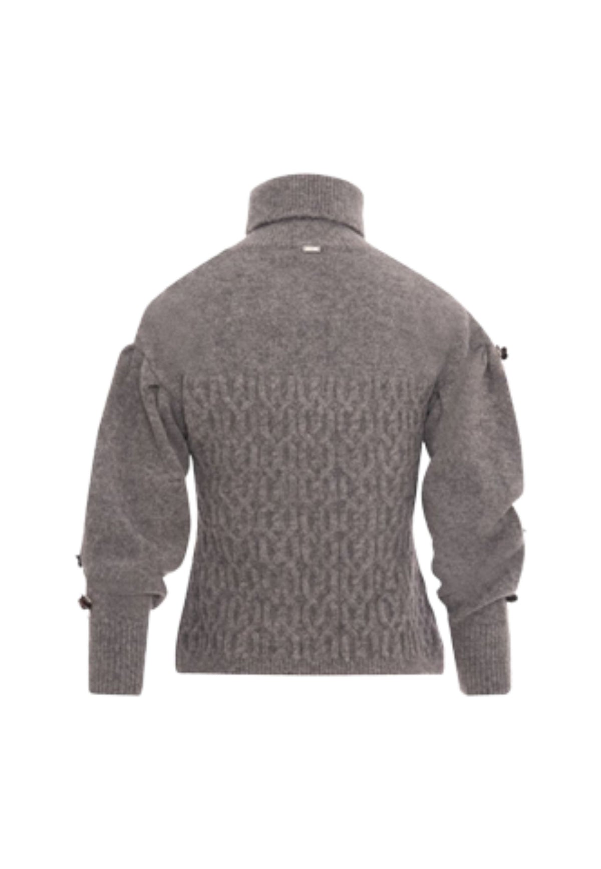 Fracomina - Maglia dolcevita con applicazioni gioiello 
