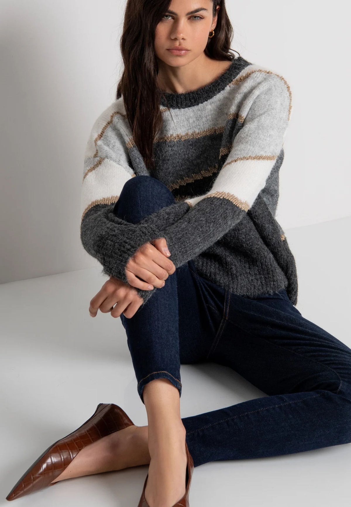 FRACOMINA - Maglia regular in jacquard 