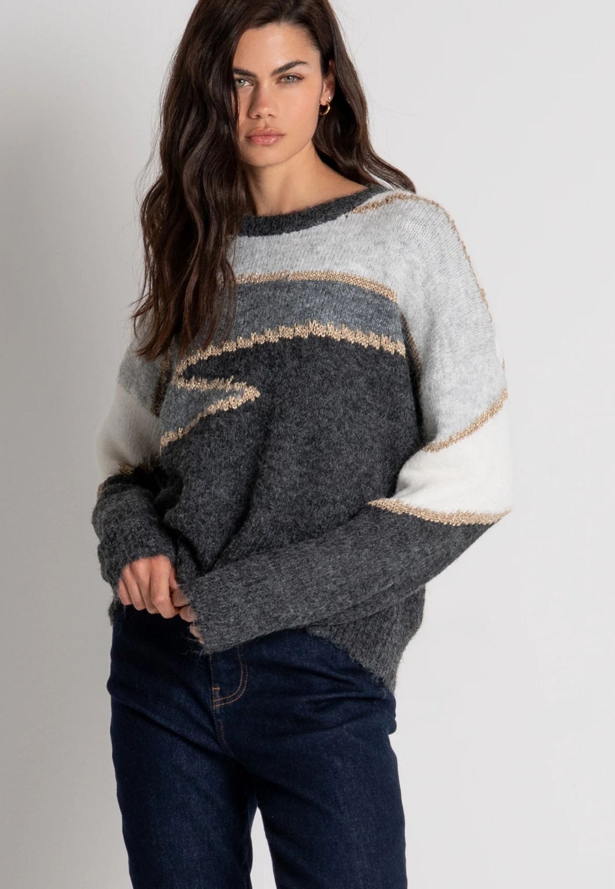 FRACOMINA - Maglia regular in jacquard 