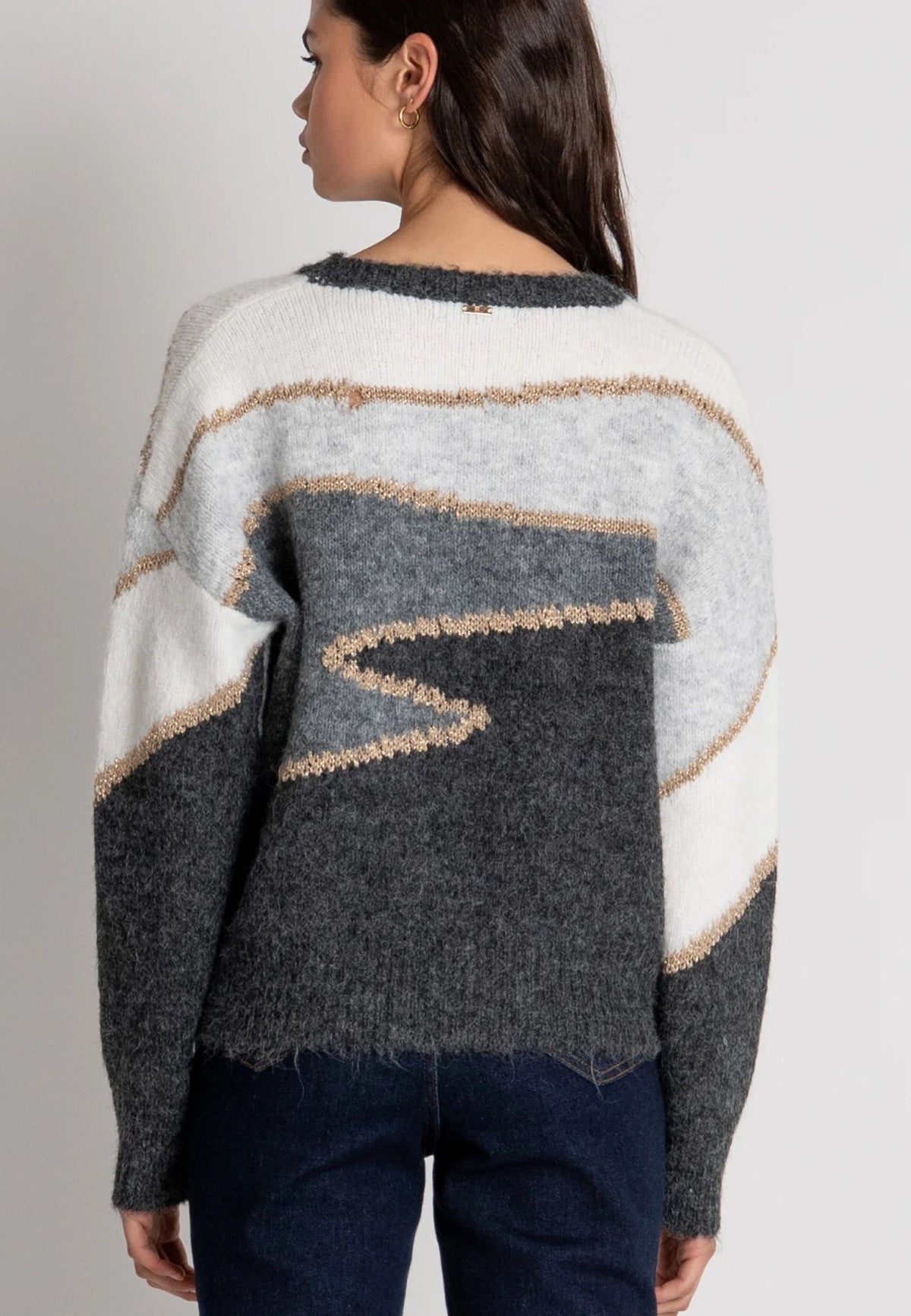 FRACOMINA - Maglia regular in jacquard 